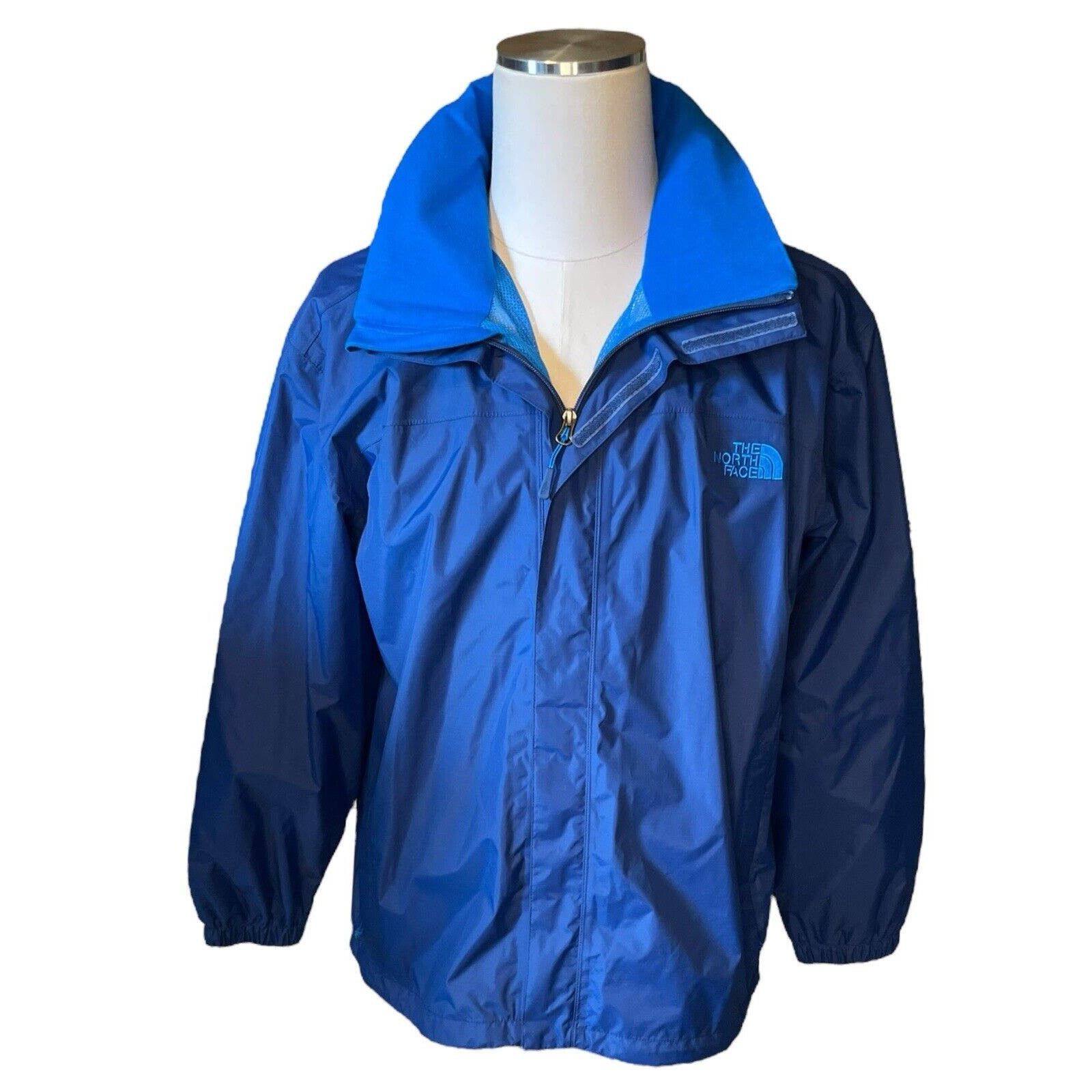 The North Face The North Face Full Zip Blue Nylon Shell Mesh Liner Jacket Size US L / EU 52-54 / 3 - 1 Thumbnail