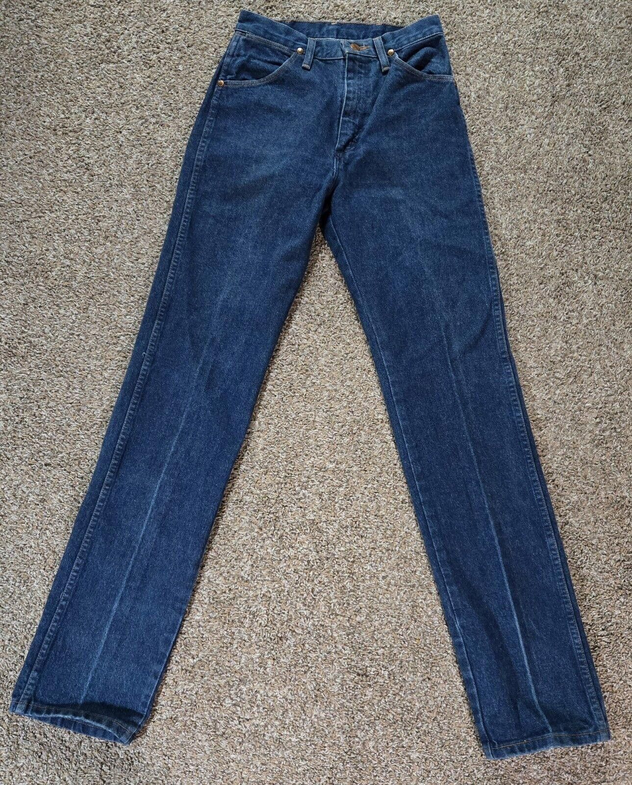 Wrangler Vintage Womens Wrangler Jeans Size 5 X 34 Made In USA Size 30" / US 8 / IT 44 - 1 Thumbnail