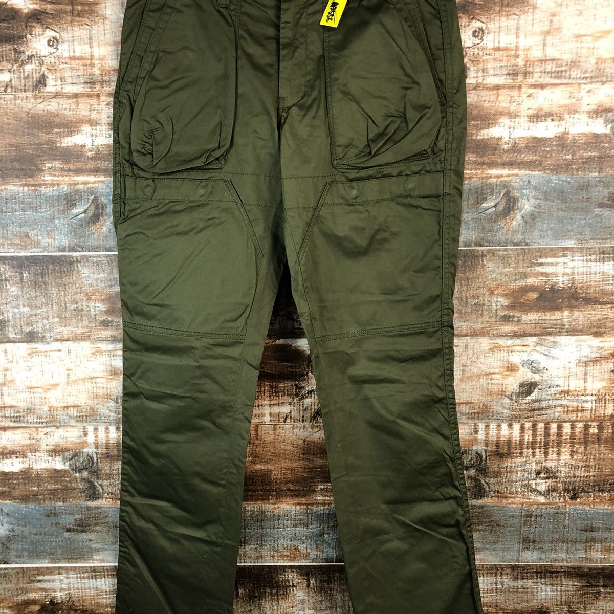 Japanese Brand Vital Green Cargo utility tactical Multipocket Pants #A2556 Size US 29 - 5 Thumbnail