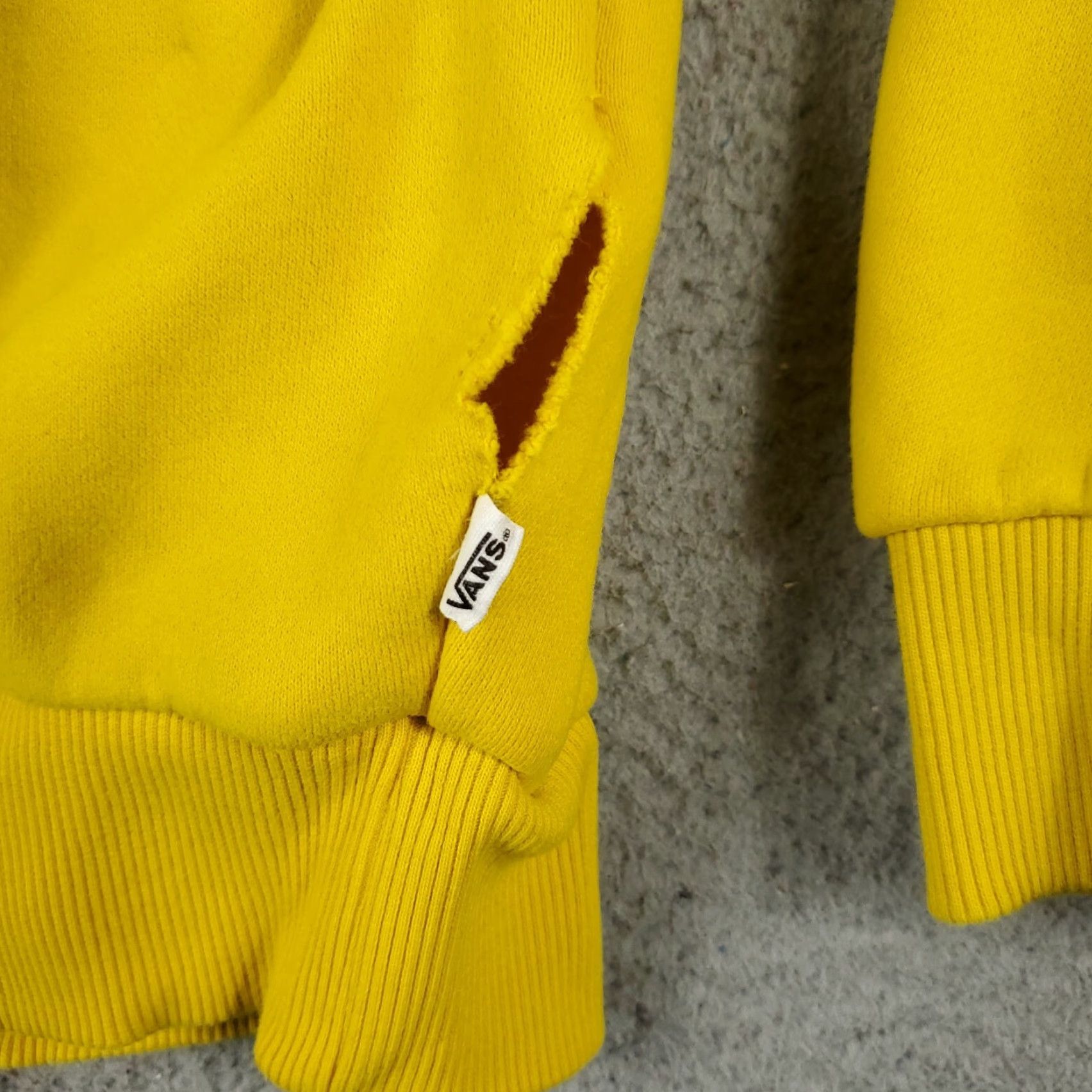 Vans VANS Mens Hoodie Pullover Sweatshirt Size Small Yellow Casual All Seasons Logo Modern Size US S / EU 44-46 / 1 - 6 Thumbnail