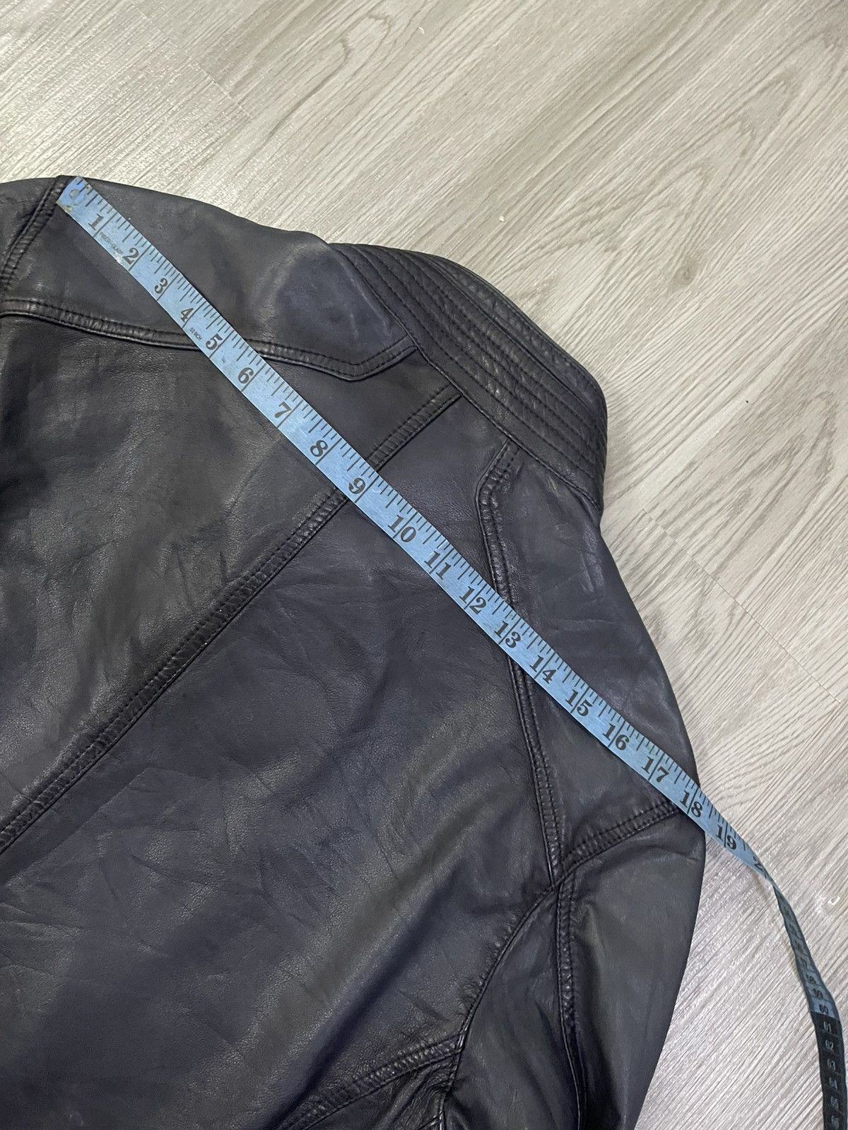 Massimo Dutti Leather Sheep Skin Bikers Jacket Size US M / EU 48-50 / 2 - 16 Thumbnail