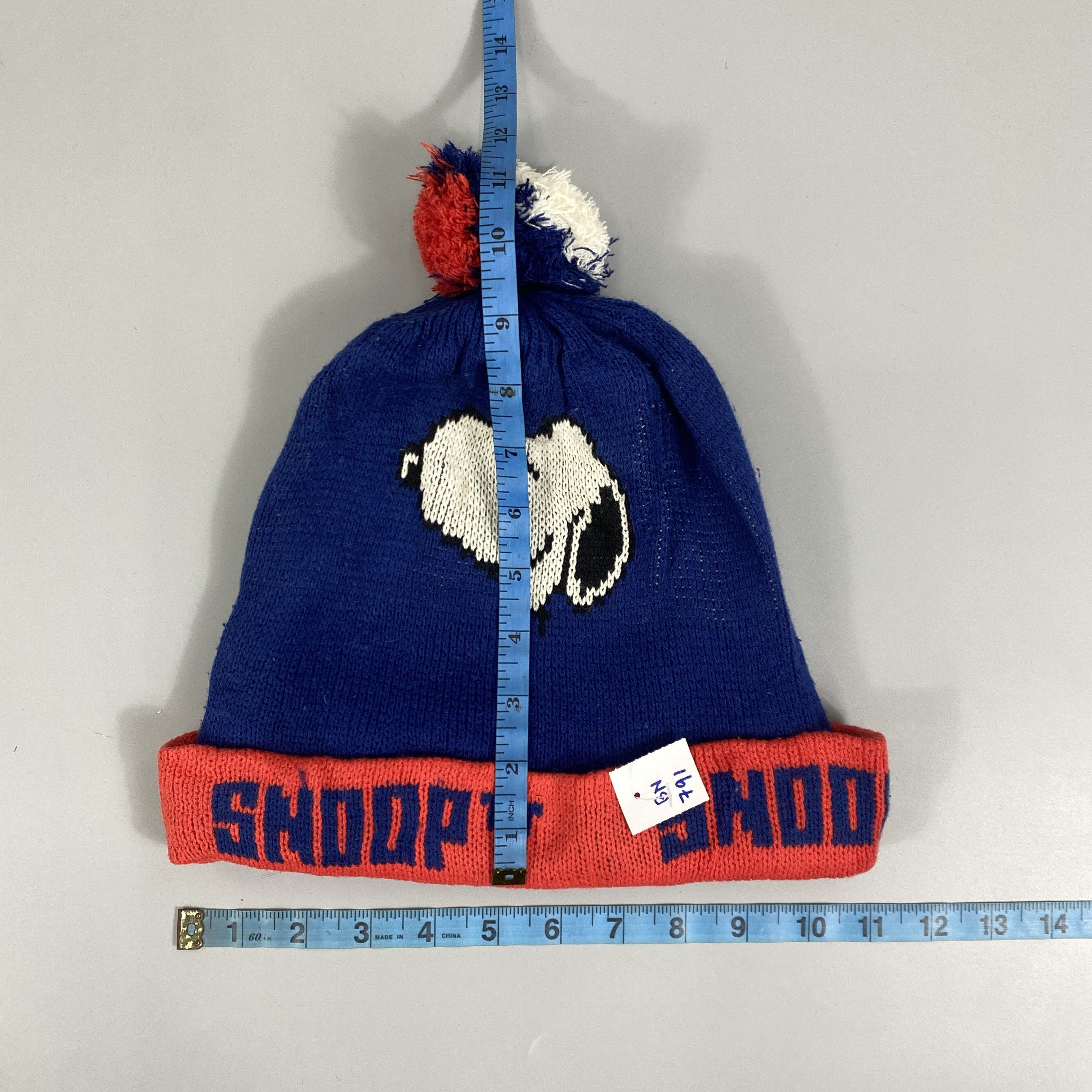 Japanese Brand Snoopy Beanie Pom Pom-BN791 Size ONE SIZE - 5 Thumbnail