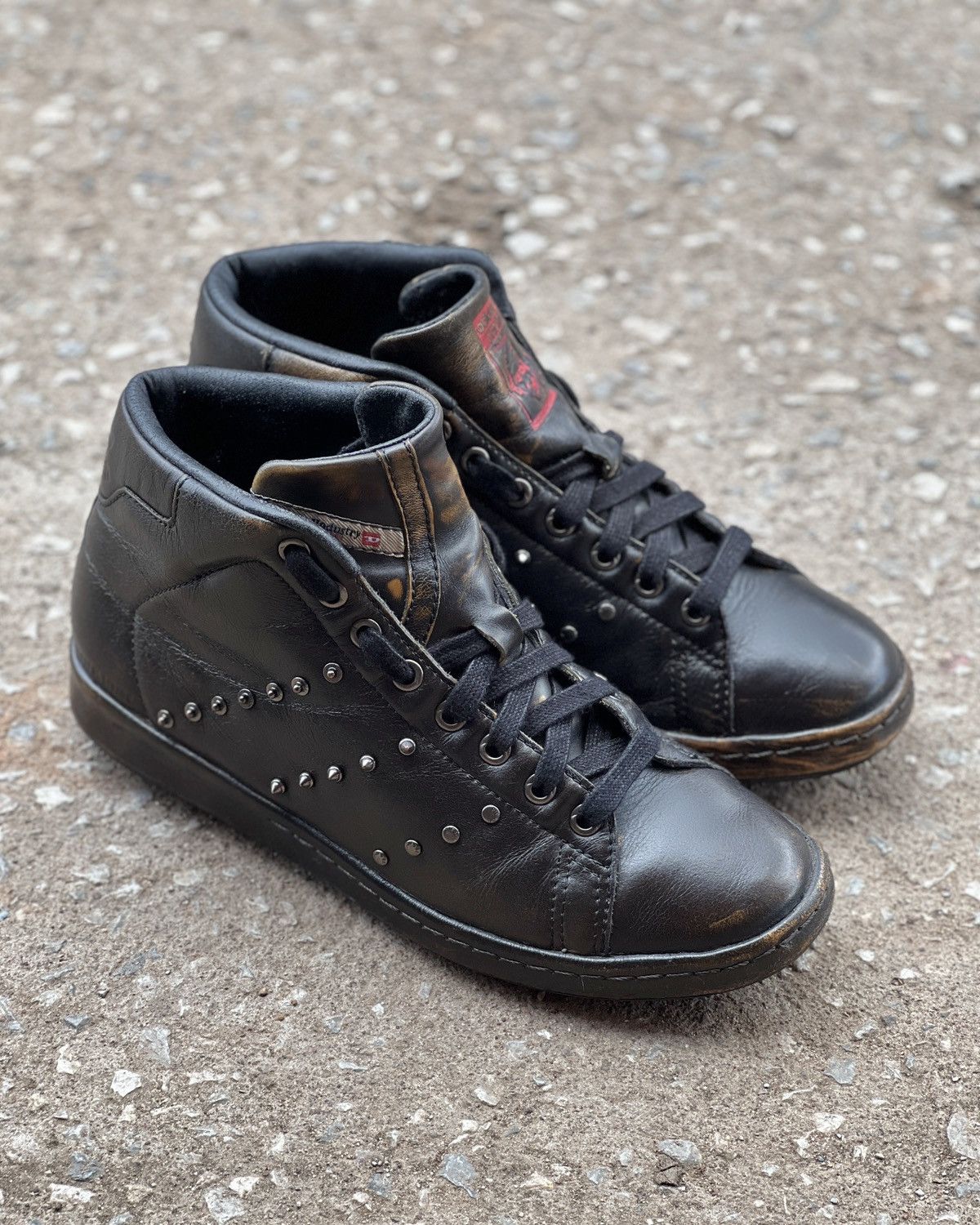 Adidas × Diesel “rare” Diesel x adidas Stan Smith High Top sneaker Size US 8.5 / EU 41-42 - 10 Thumbnail