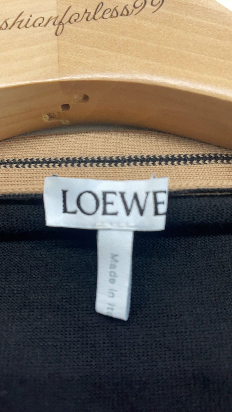 Loewe LOEWE Black wool cardigan Size M / US 6-8 / IT 42-44 - 3 Thumbnail