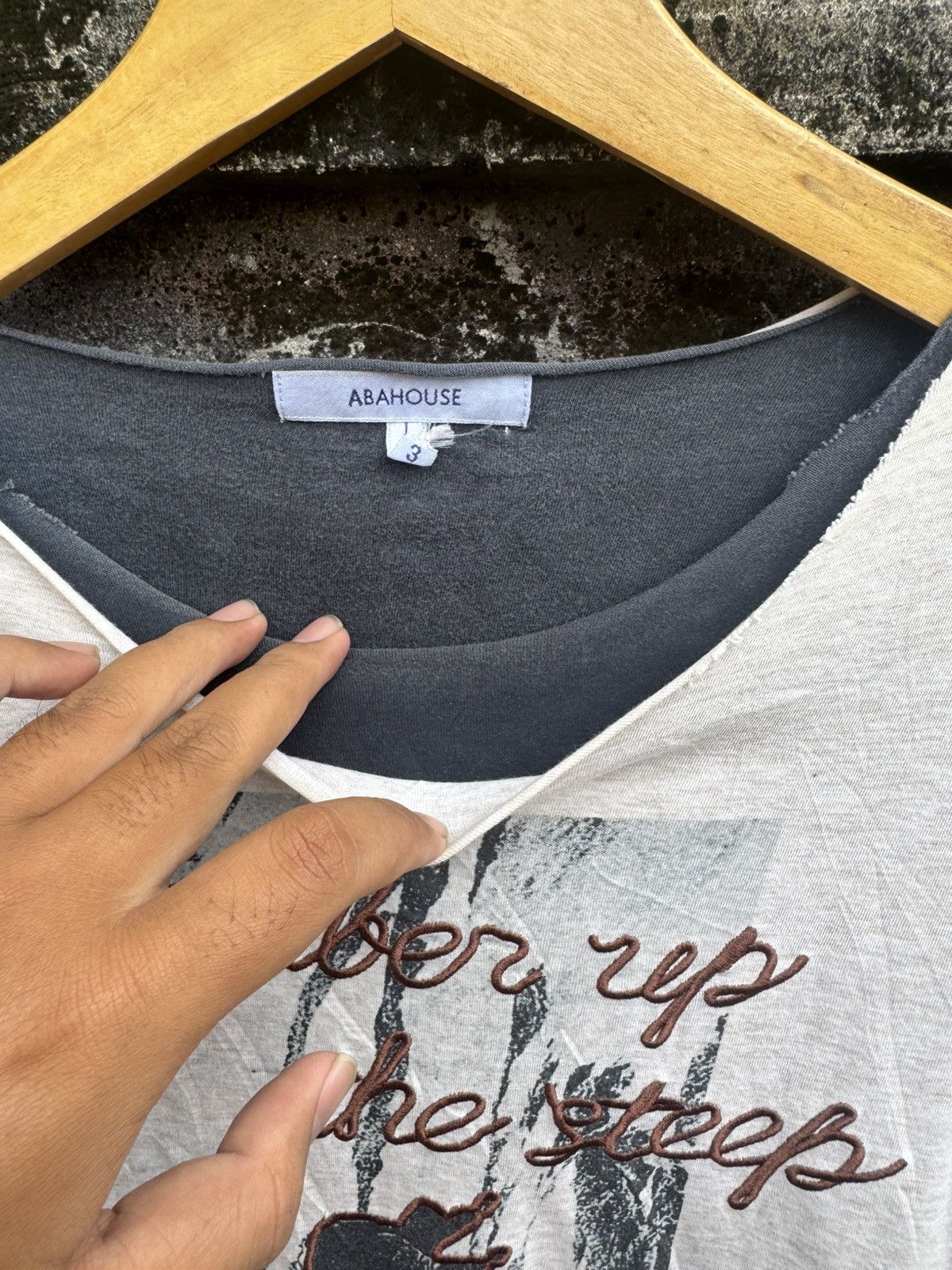 If Six Was Nine × Japanese Brand Abahouse Double Layers Tees Size US M / EU 48-50 / 2 - 4 Thumbnail