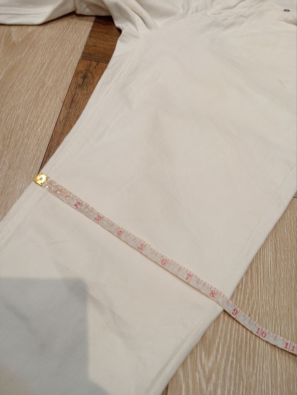Issey Miyake ISSEY MIYAKE PLANTATION WHITE STRETCH PANTS Size 29" - 15 Thumbnail