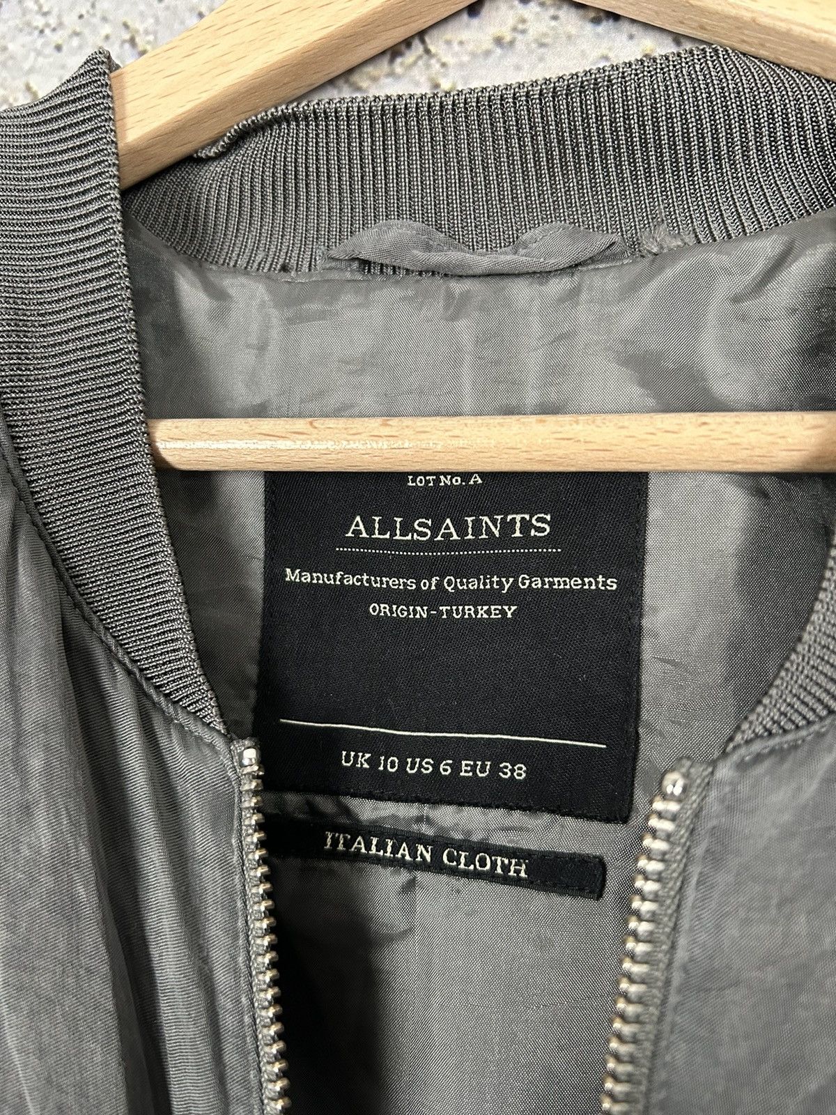 Allsaints Allsaints Satin Bomber Jacket Avant-garde Designer Hype Size US M / EU 48-50 / 2 - 6 Thumbnail