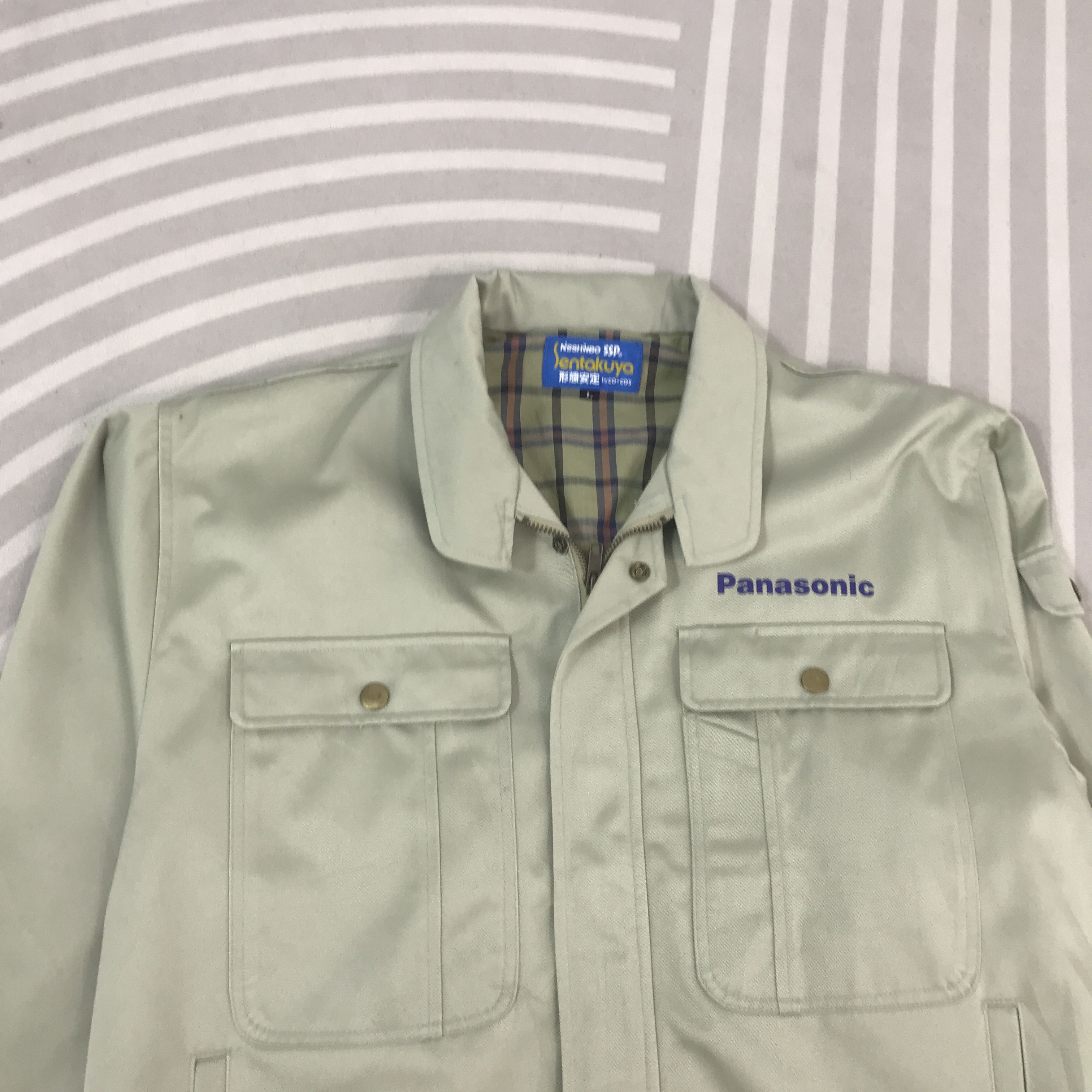Japanese Brand Vintage Panasonic Japan Workwear Jacket K62B3 Size US L / EU 52-54 / 3 - 4 Thumbnail