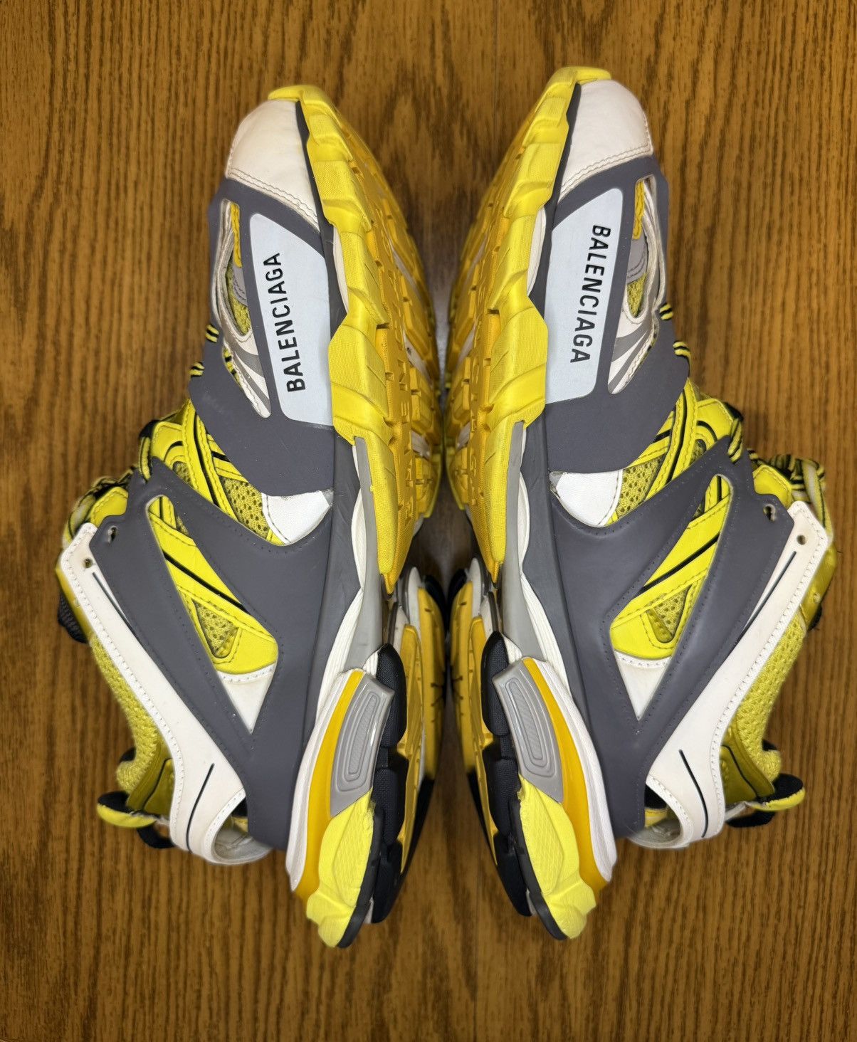 Balenciaga Balenciaga Track Sneaker (Yellow/Grey) Size US 11 / EU 44 - 3 Thumbnail
