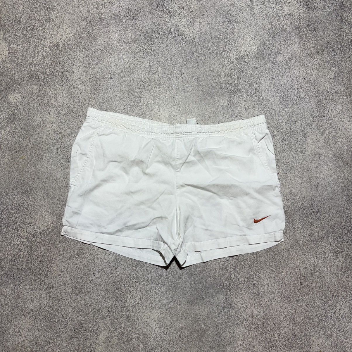 Nike × Vintage Nike Vintage Shorts Retro 90s Y2K White Mens size M Size US 32 / EU 48 - 1 Thumbnail