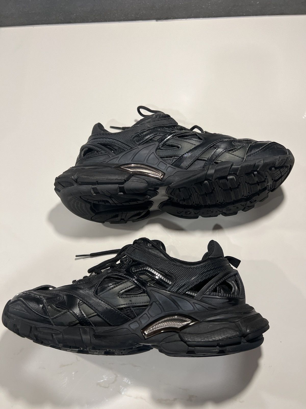 Balenciaga Balenciaga Track.2 Trainer Black Size US 8 / EU 41 - 4 Thumbnail