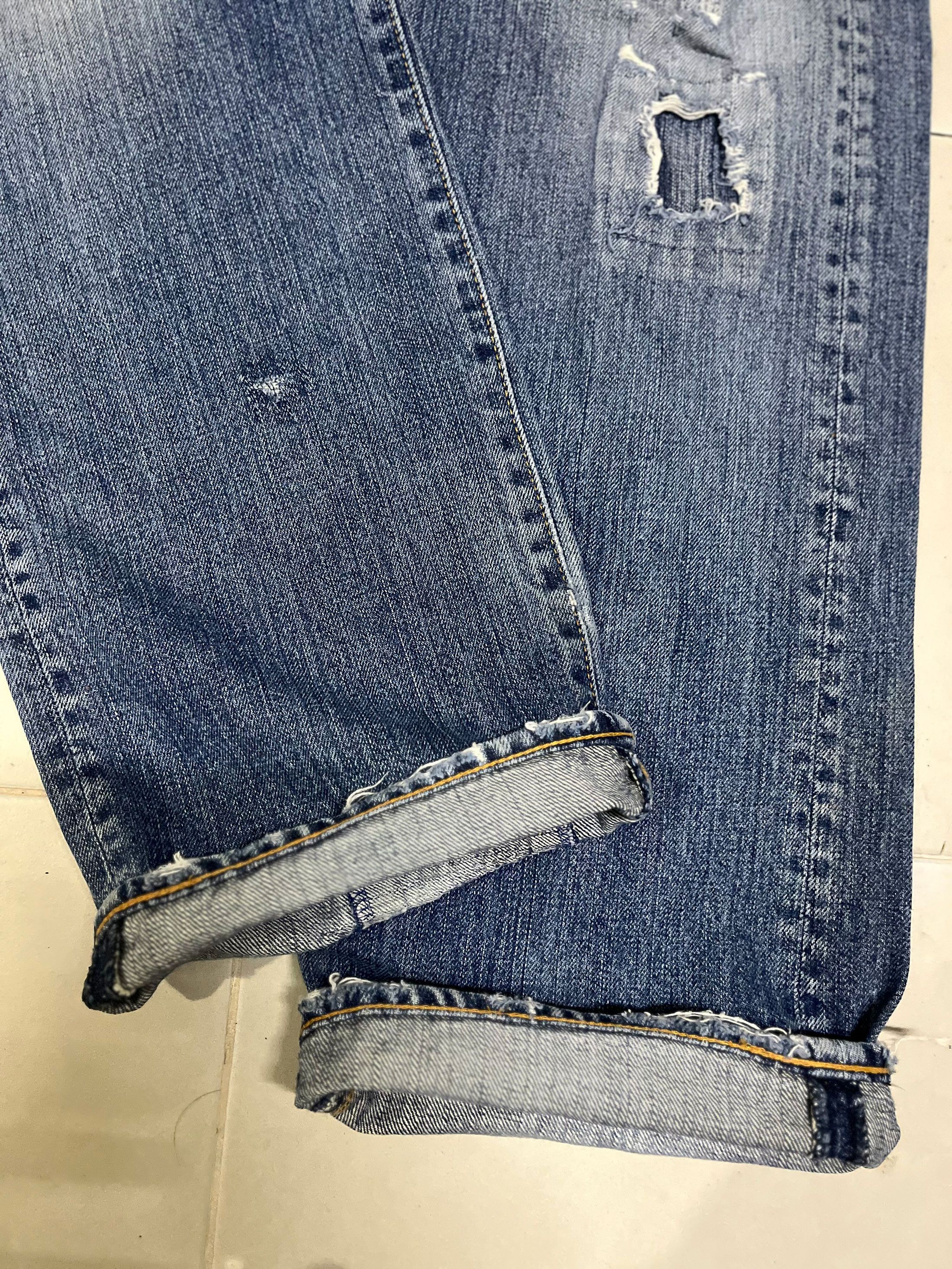 Eternal × Japanese Brand Eternal Japan Washed Ripped Jeans Low Rise Size US 34 / EU 50 - 6 Thumbnail
