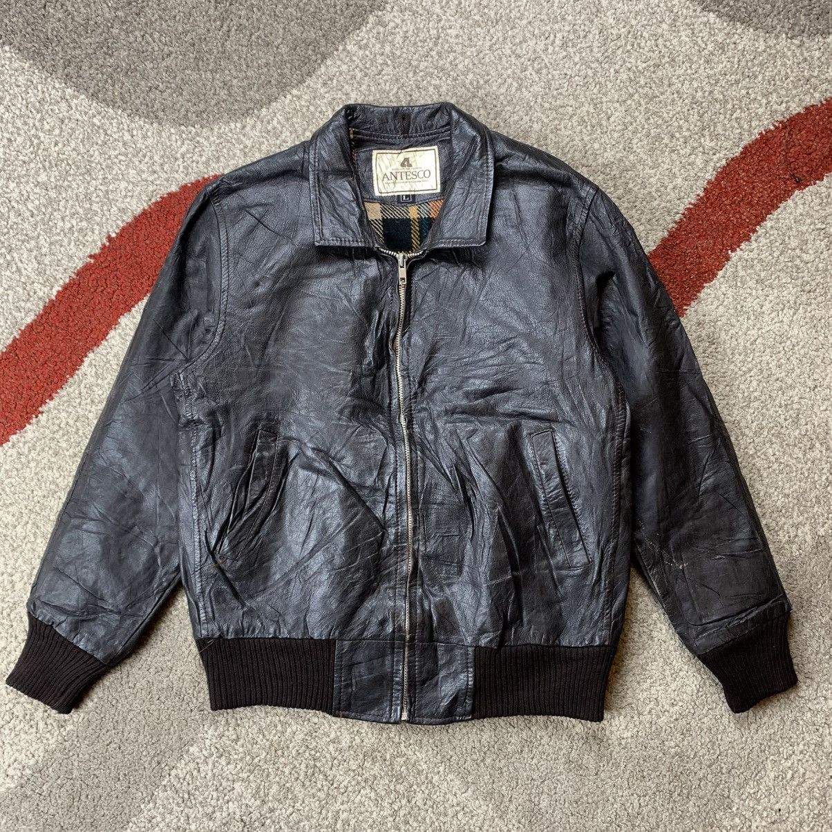 Other ANTESCO LEATHER JACKET Size US L / EU 52-54 / 3 - 3 Thumbnail
