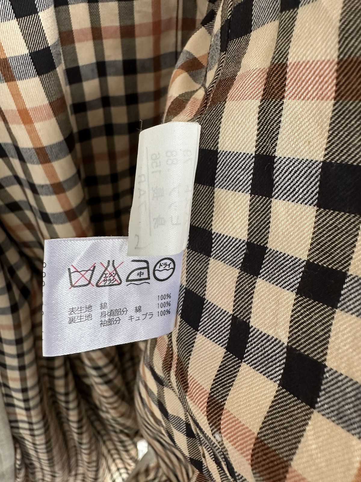DAKS DAKS London Vintage Beige Trench Coat Japan MadeCheck Lining Size US M / EU 48-50 / 2 - 8 Thumbnail