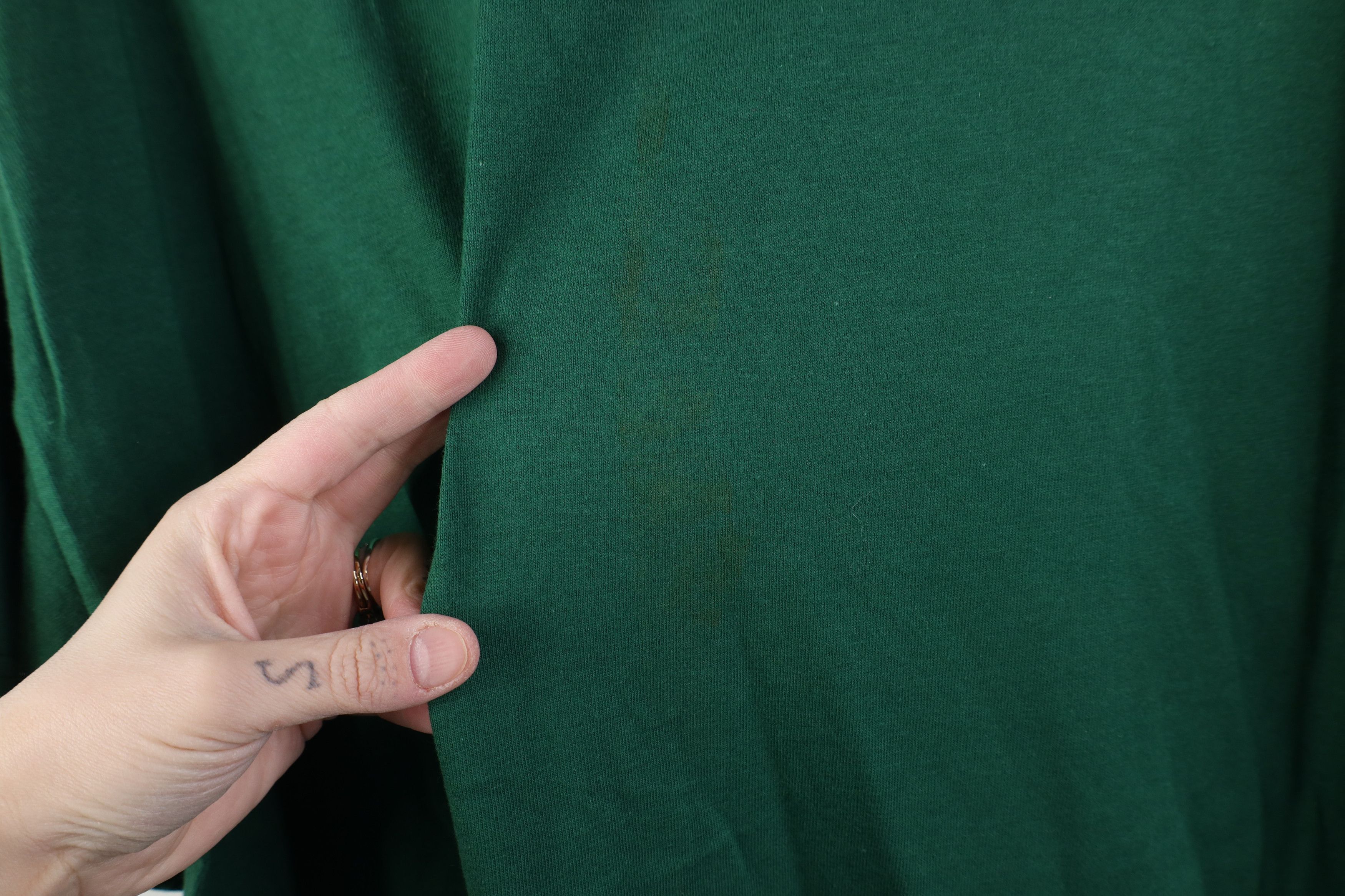 Hanes Deadstock Vintage Hanes Beefy Pocket T-Shirt Hunter Green Size US XL / EU 56 / 4 - 11 Thumbnail
