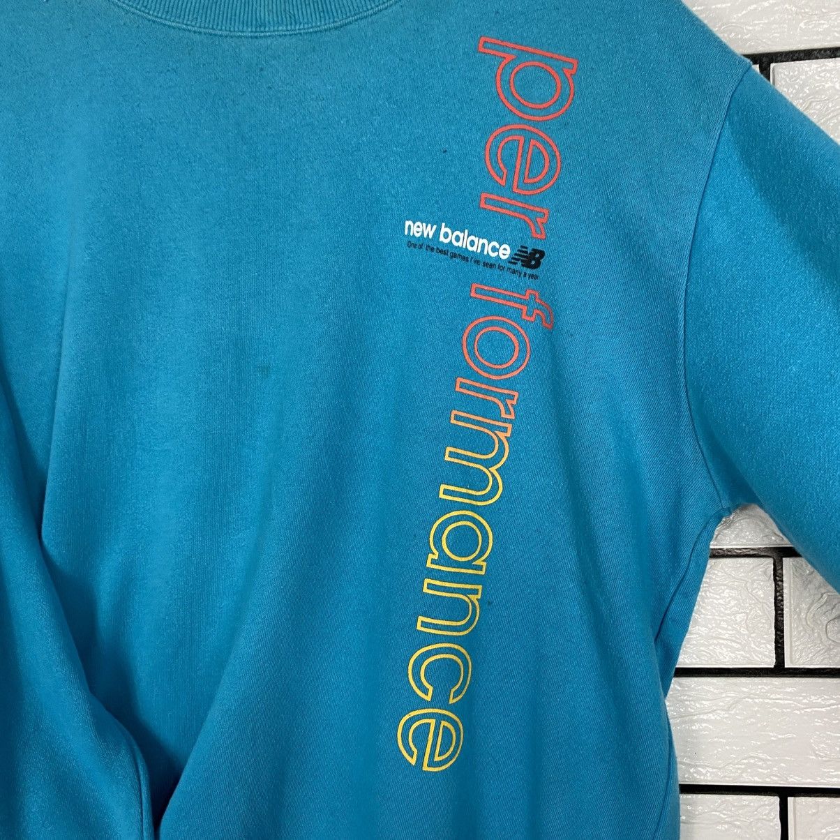 Japanese Brand Vintage Sweatshirt New Balance Size US L / EU 52-54 / 3 - 13 Thumbnail