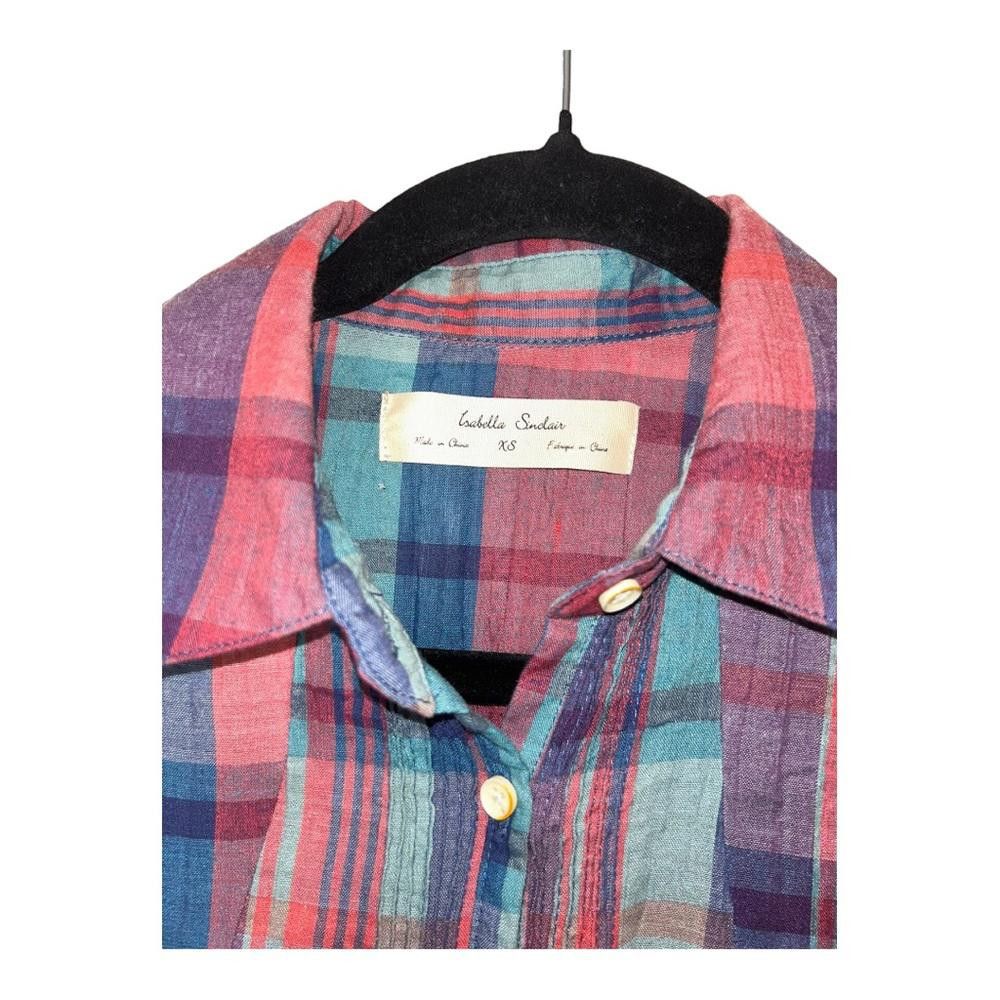 Designer Anthropologie l Isabella Sinclair Tillie Plaid Dress XS Size XS / US 0-2 / IT 36-38 - 4 Thumbnail