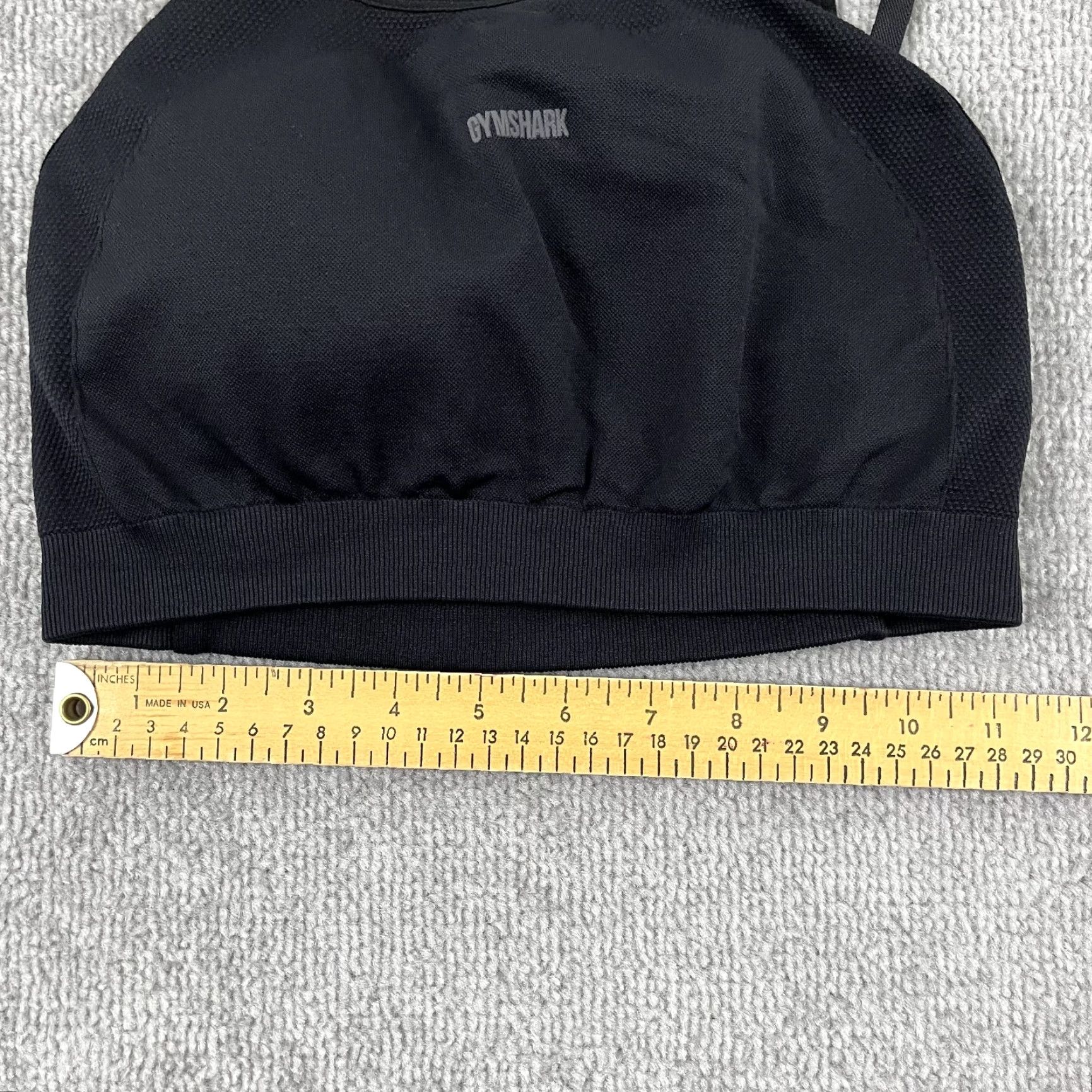 Gymshark GYMSHARK Sports Bra Womens XS/Small Black Workout Yoga Gym Train Size ONE SIZE - 4 Thumbnail