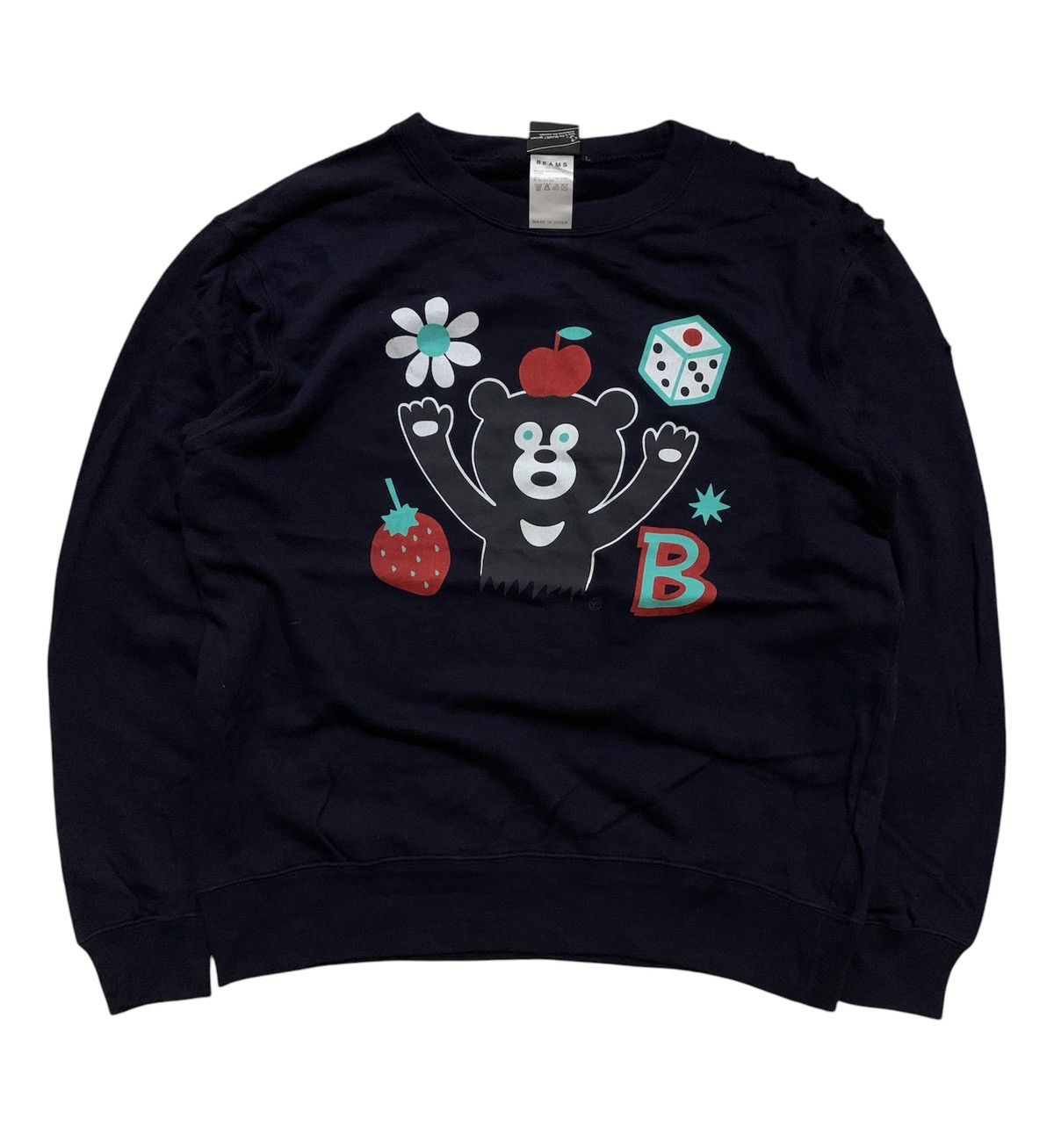Beams Plus × Japanese Brand Japanese Beams Bear Logo Sweatshirt Size US M / EU 48-50 / 2 - 1 Thumbnail