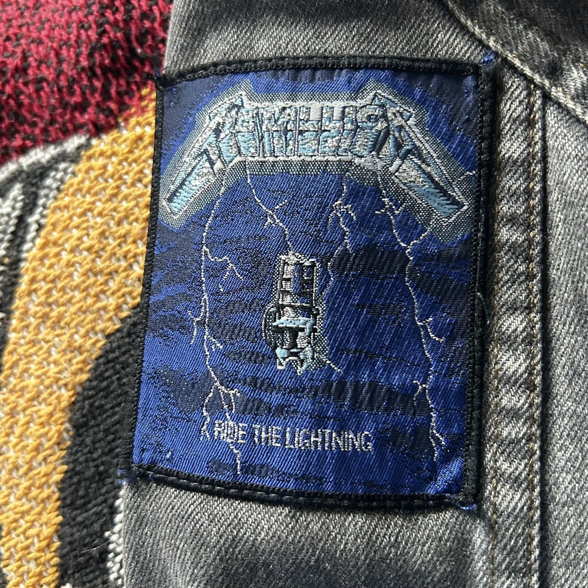 Levi's Vintage Clothing × Metallica × Vintage Vintage 90s Levis denim jacket with band patch Size US XL / EU 56 / 4 - 11 Thumbnail