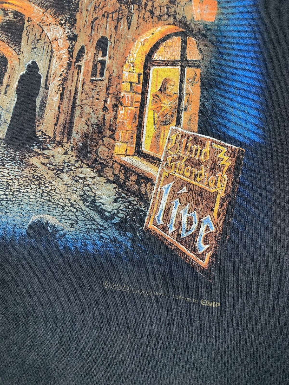 Band Tees × Vintage Vintage 2003 Blind Guardian All Over Print T Shirt Tee 00s Size US L / EU 52-54 / 3 - 7 Thumbnail