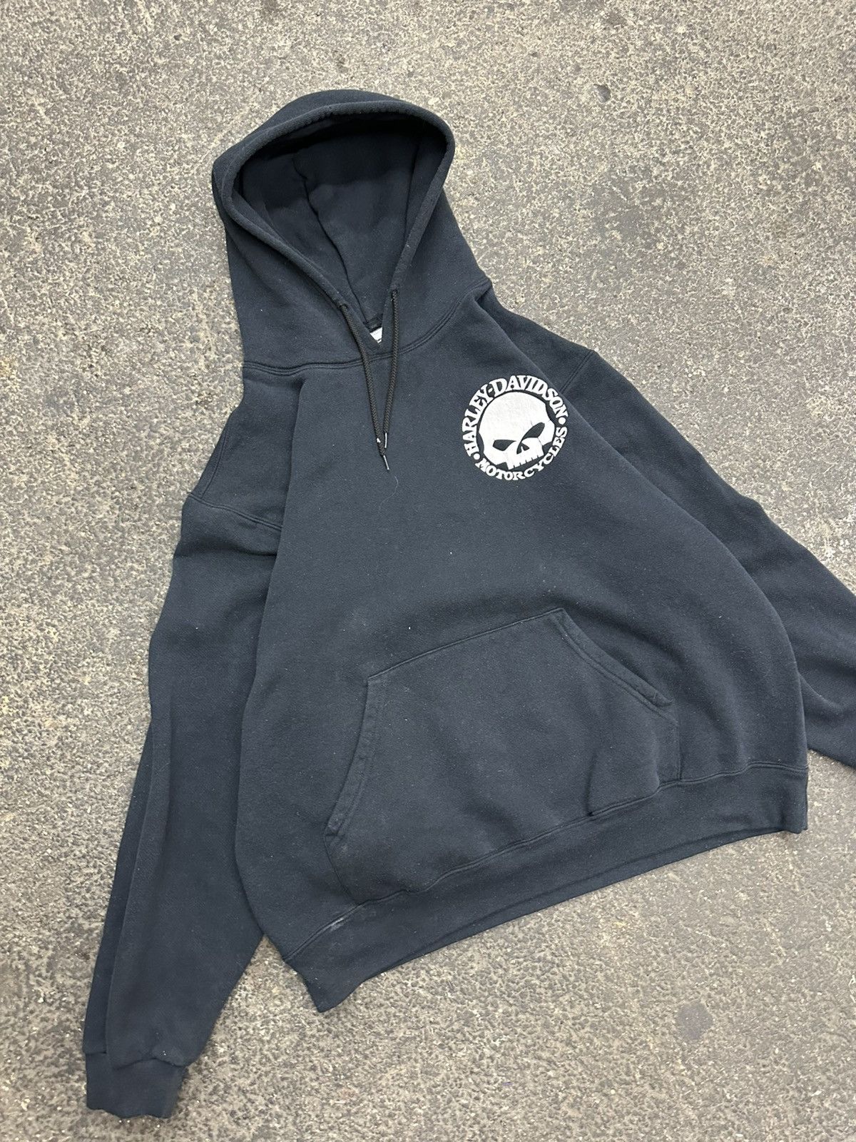 Harley Davidson × Vintage Y2K Harley Davidson graphic hoodie Size US XL / EU 56 / 4 - 1 Thumbnail