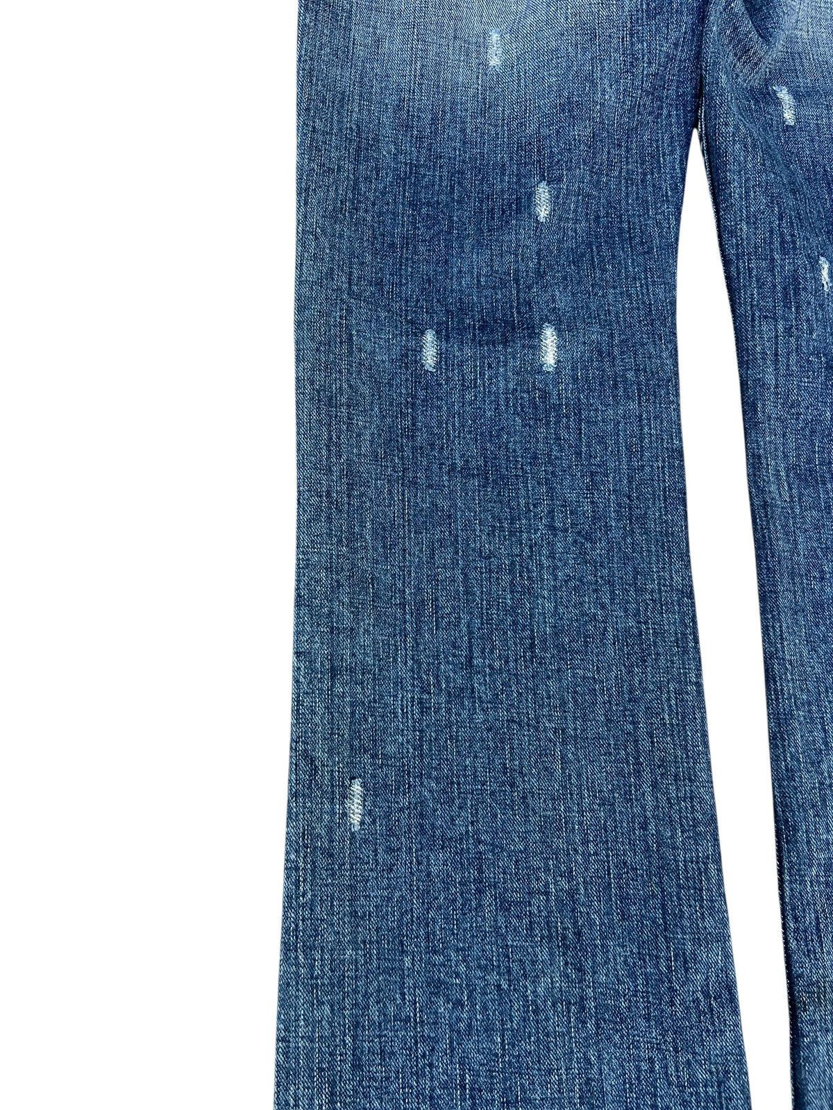 Vintage ABX. Japan Ripped Distressed Denim Studded Bootcut Jeans Size US 30 / EU 46 - 15 Thumbnail