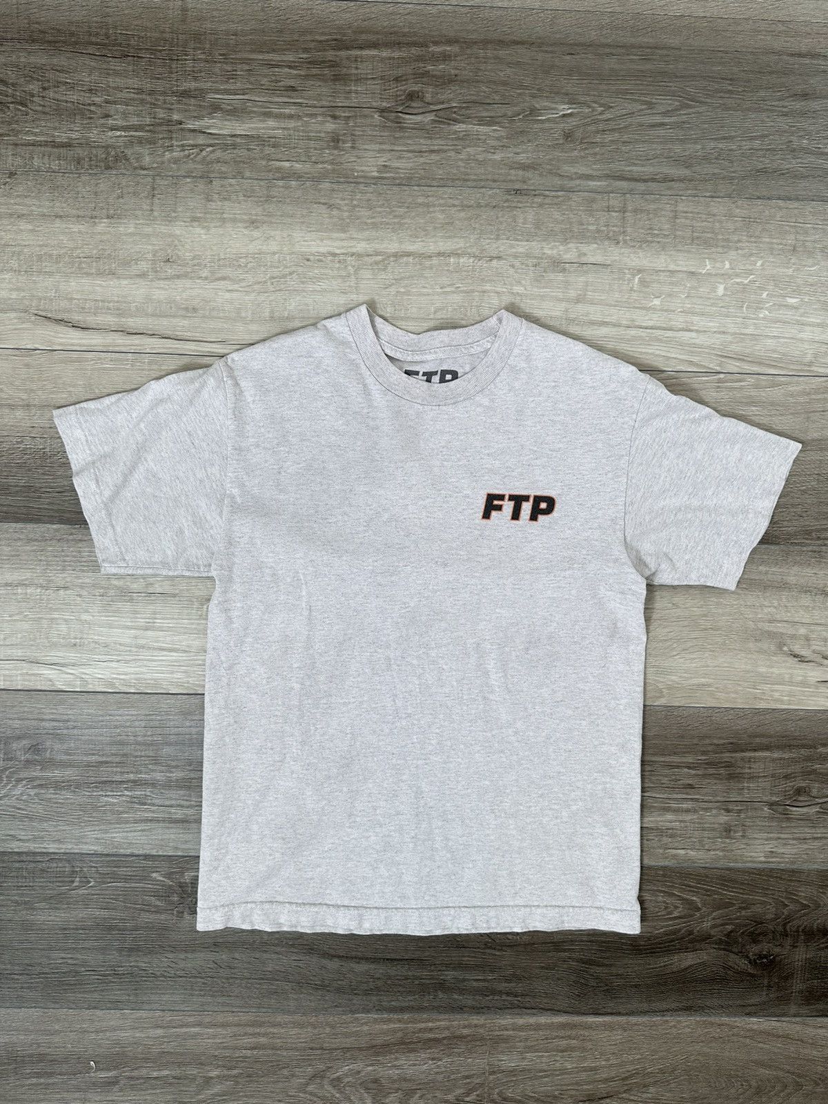 Fuck The Population Fuck The Population Grey Outline Logo Tee Shirt Medium FTP Size US M / EU 48-50 / 2 - 3 Thumbnail