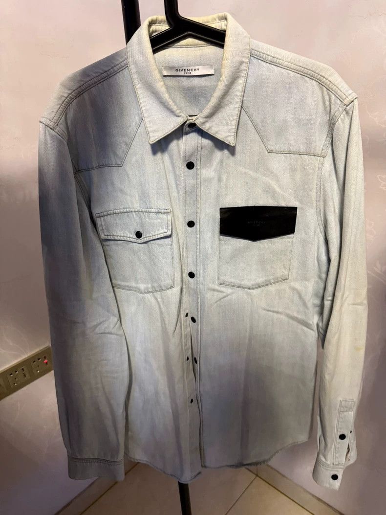 Givenchy Givenchy Denim shirt jacket, size XL, light gray Size US XL / EU 56 / 4 - 1 Thumbnail