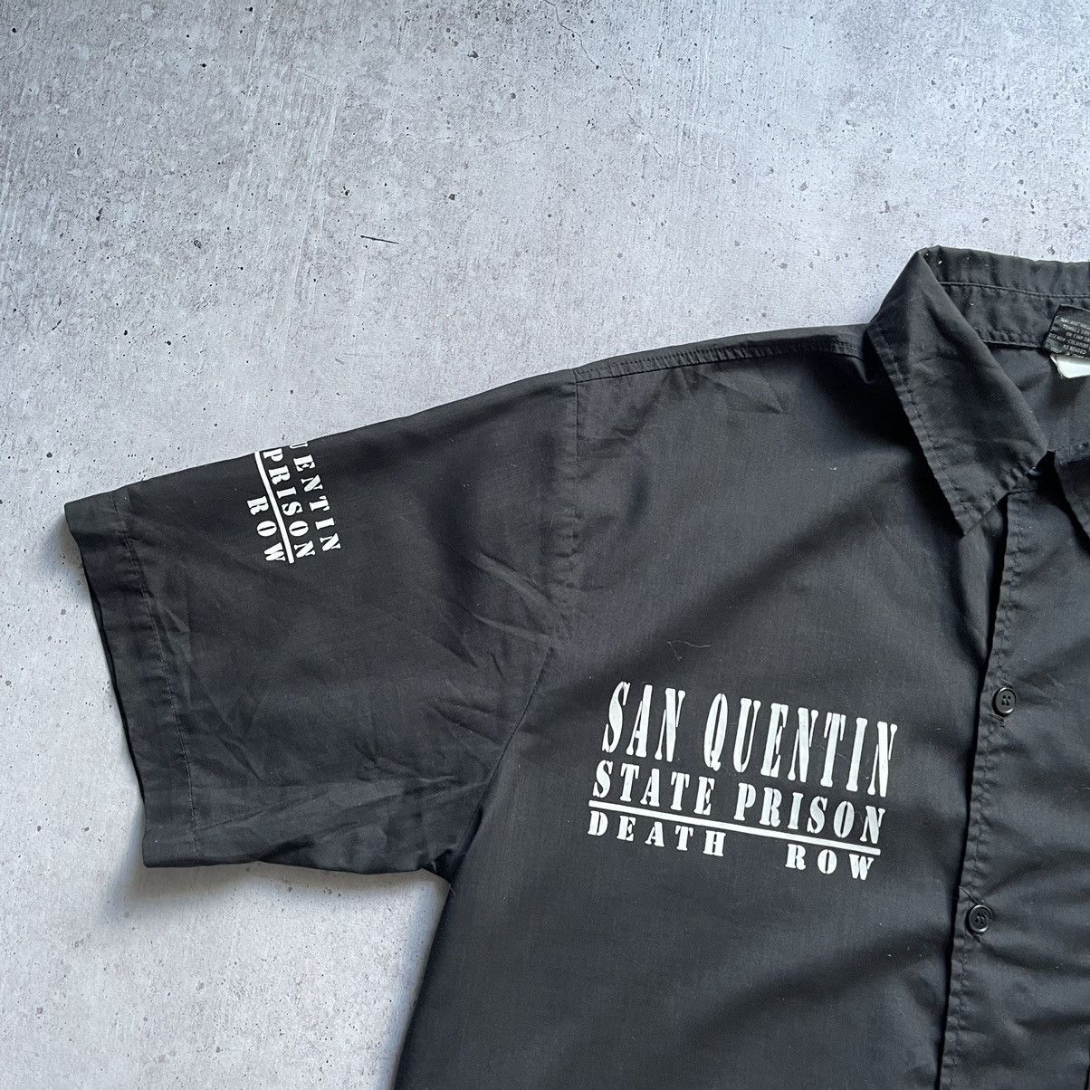 Vintage RARE Shirt San Quentin State Prison Death Row 56435 Size US XXL / EU 58 / 5 - 4 Thumbnail
