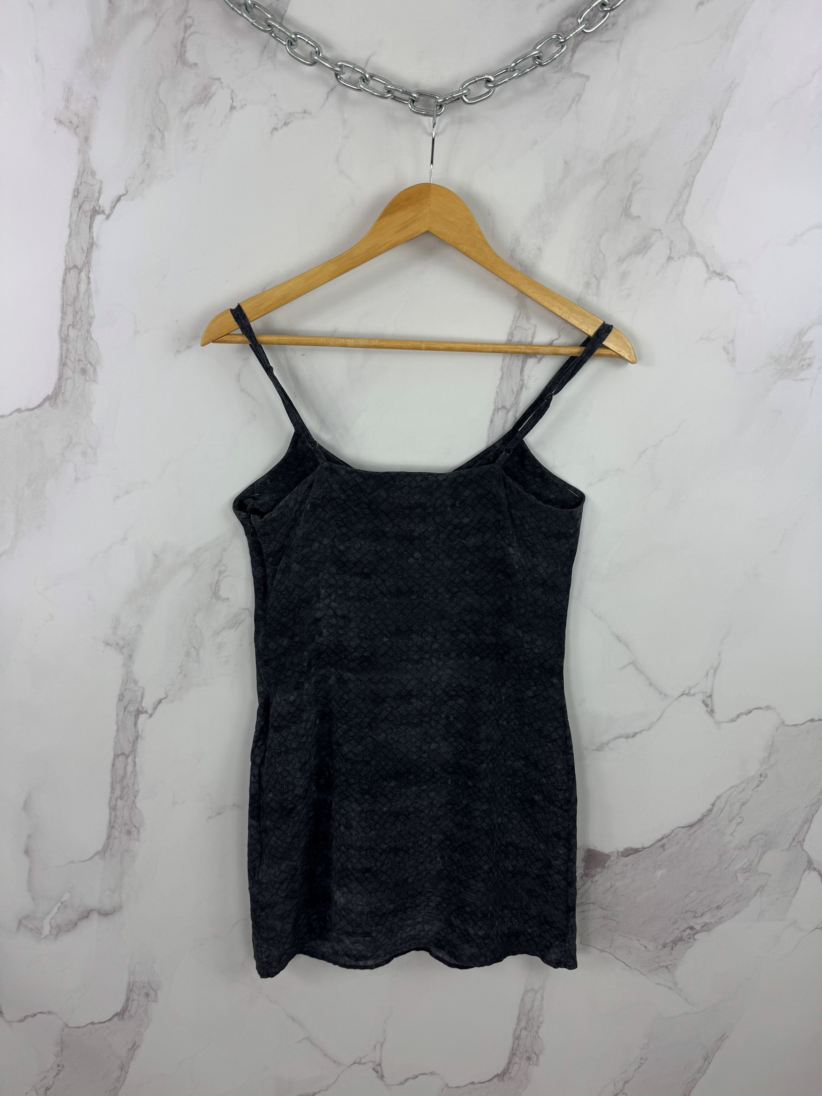 Allsaints AllSaints Snake Pattern Slip Silk Mini Dress Size US 4 EU 36 Size S / US 4 / IT 40 - 4 Thumbnail