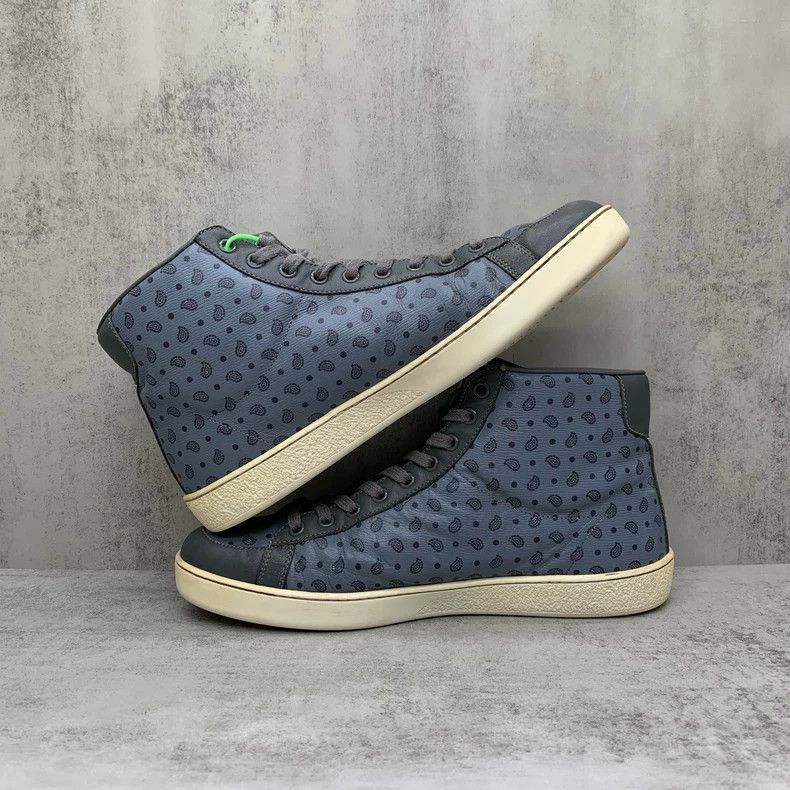 Gucci Gucci Blue HighTop Sneakers Size 7-2505 Size US 7 / EU 40 - 6 Thumbnail