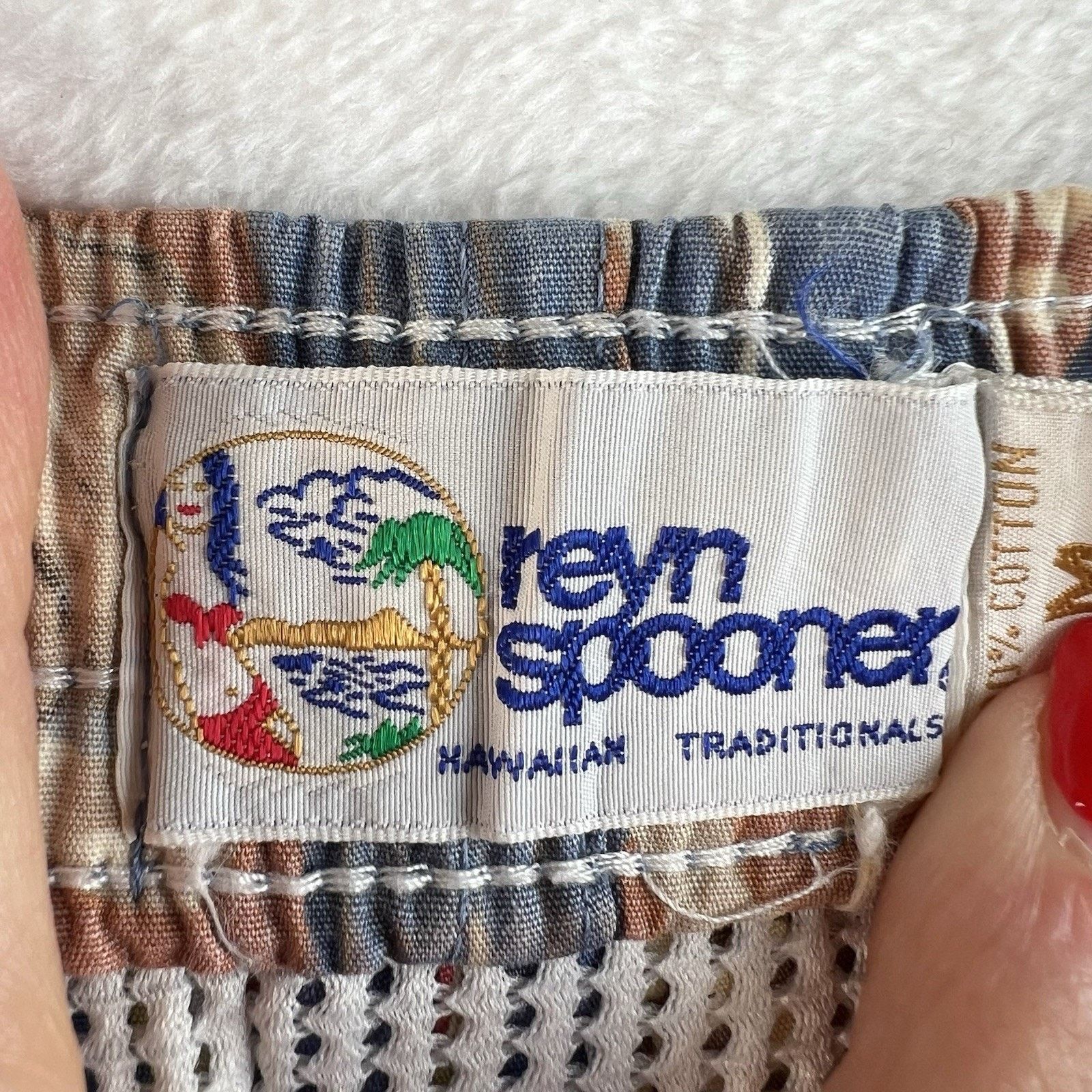 Reyn Spooner Vtg Reyn Spooner M Board Swim Shorts Trunks Fish Hawaiian Size US 32 / EU 48 - 5 Thumbnail