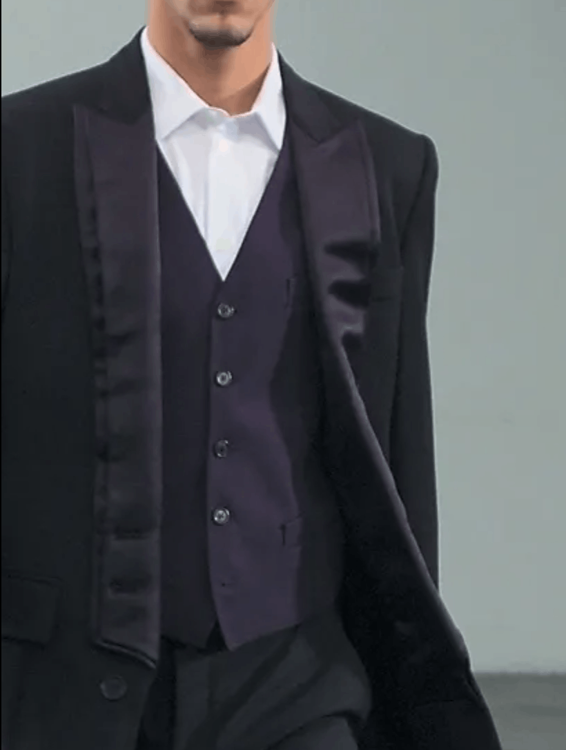 Helmut Lang Rare 1998 HELMUT LANG Mens Archival Black Wool Tuxedo Coat Size US M / EU 48-50 / 2 - 3 Thumbnail