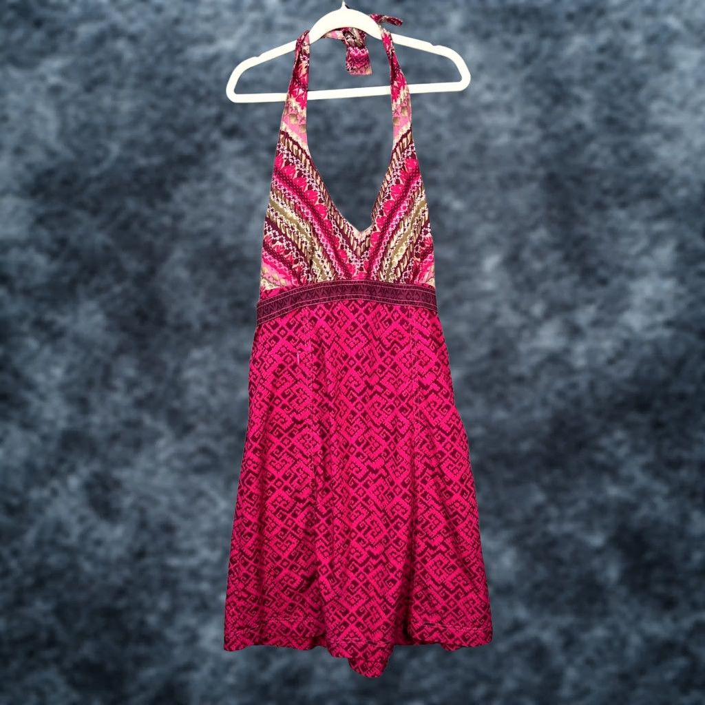 athleta halter dress Athleta Pack Everywhere Halter Dress w/ Pocket sz 6 excellent condition