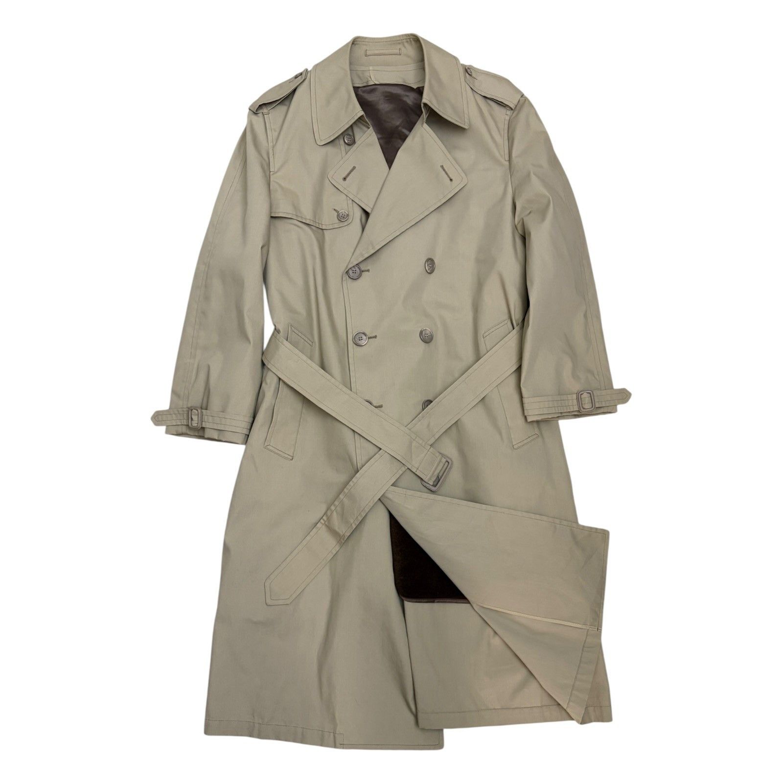 LONDON FOG Trench Coat Vintage Retro Business Coat 40R