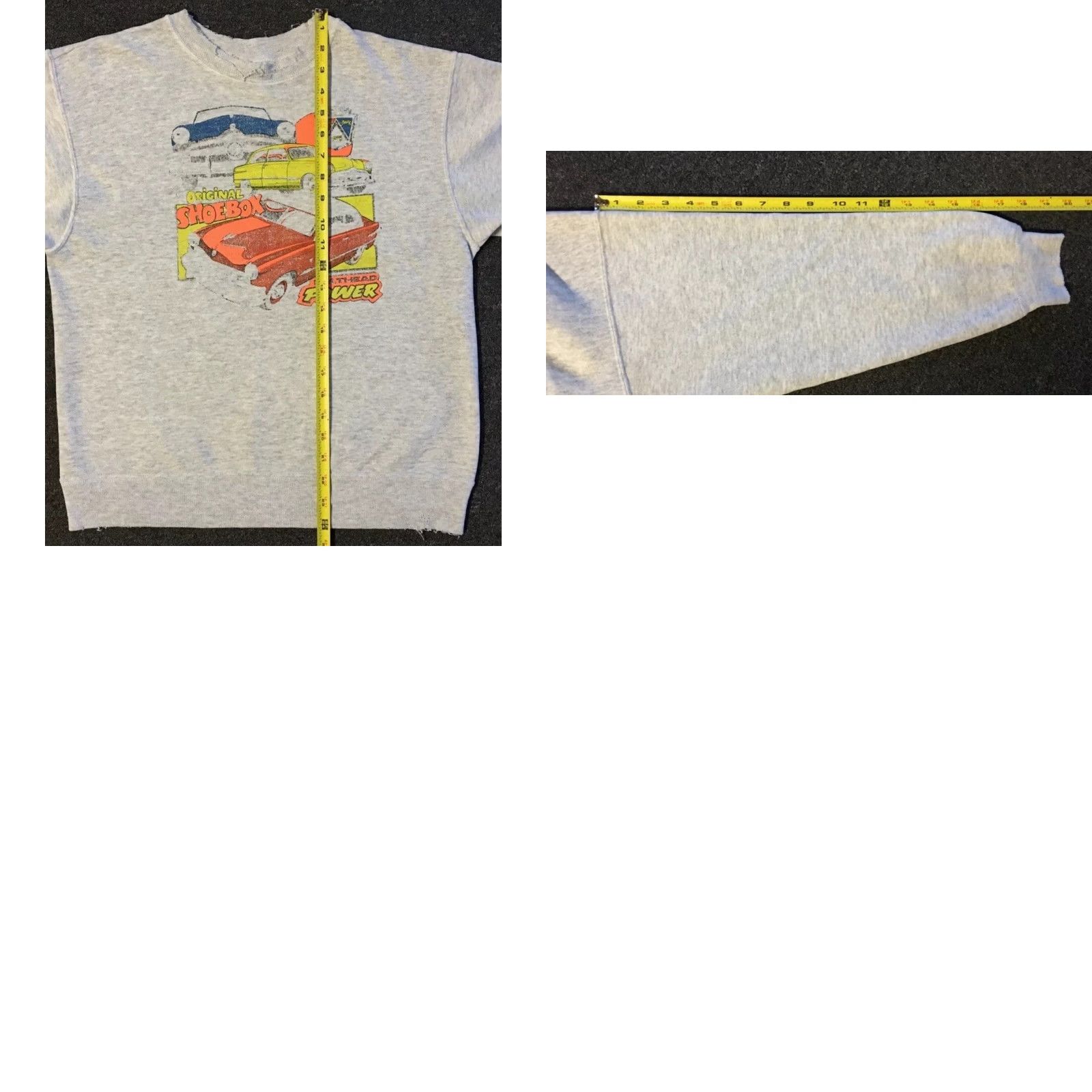 NASCAR Vtg 90s Ford Flathead Power Faded Distressed Sweatshirt XS Racing Car Biker Grunge Hoodie Men Gray XS NASCAR Size US XS / EU 42 / 0 - 11 Thumbnail
