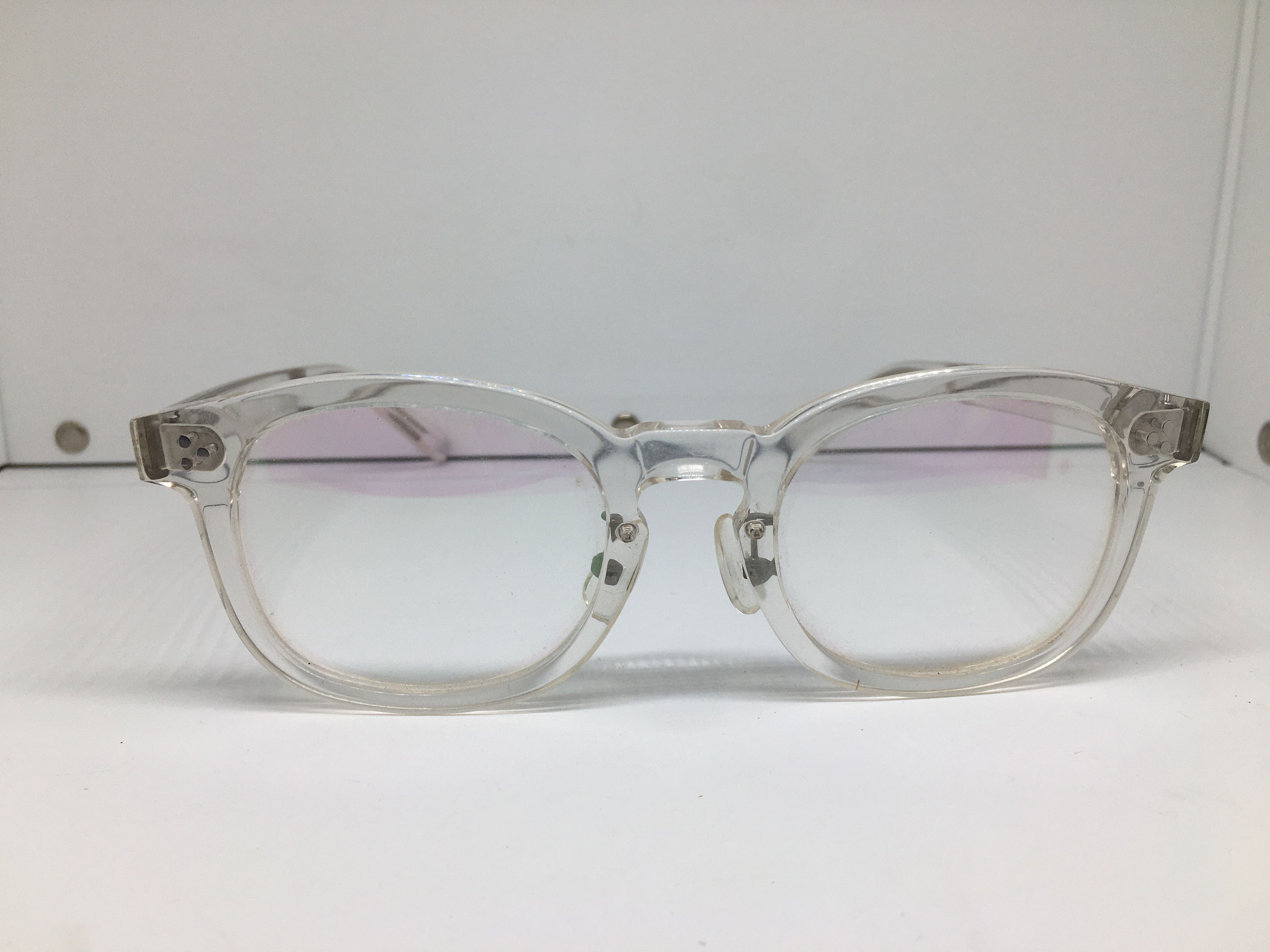 YELLOWS PLUS YELLOWS PLUS Clear Acetate Eyeglasses Frame Size ONE SIZE - 1 Thumbnail