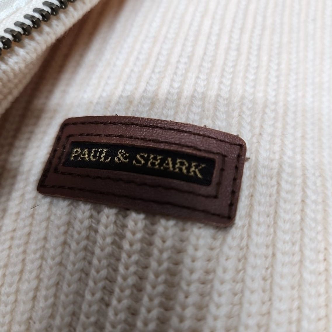 Paul & Shark VINTAGE Paul & Shark Yachting Sweat er Men 2XL Beige Virgin Wool Luxury Zip Pullover Shirt Size US XXL / EU 58 / 5 - 3 Thumbnail