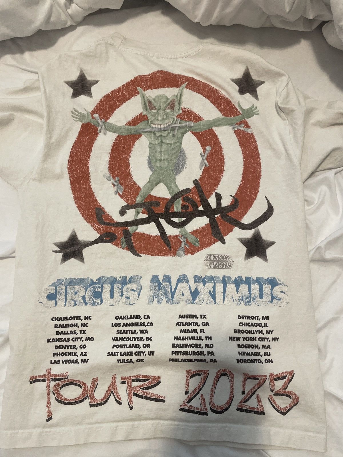 Travis Scott Travis scott circus maximum utopia tshirt Size US M / EU 48-50 / 2 - 2 Thumbnail