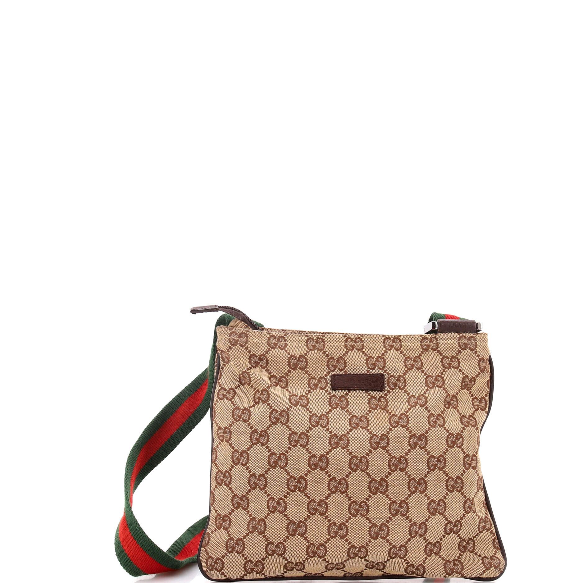 Gucci Web Strap Zip Messenger Bag Size ONE SIZE - 1 Thumbnail