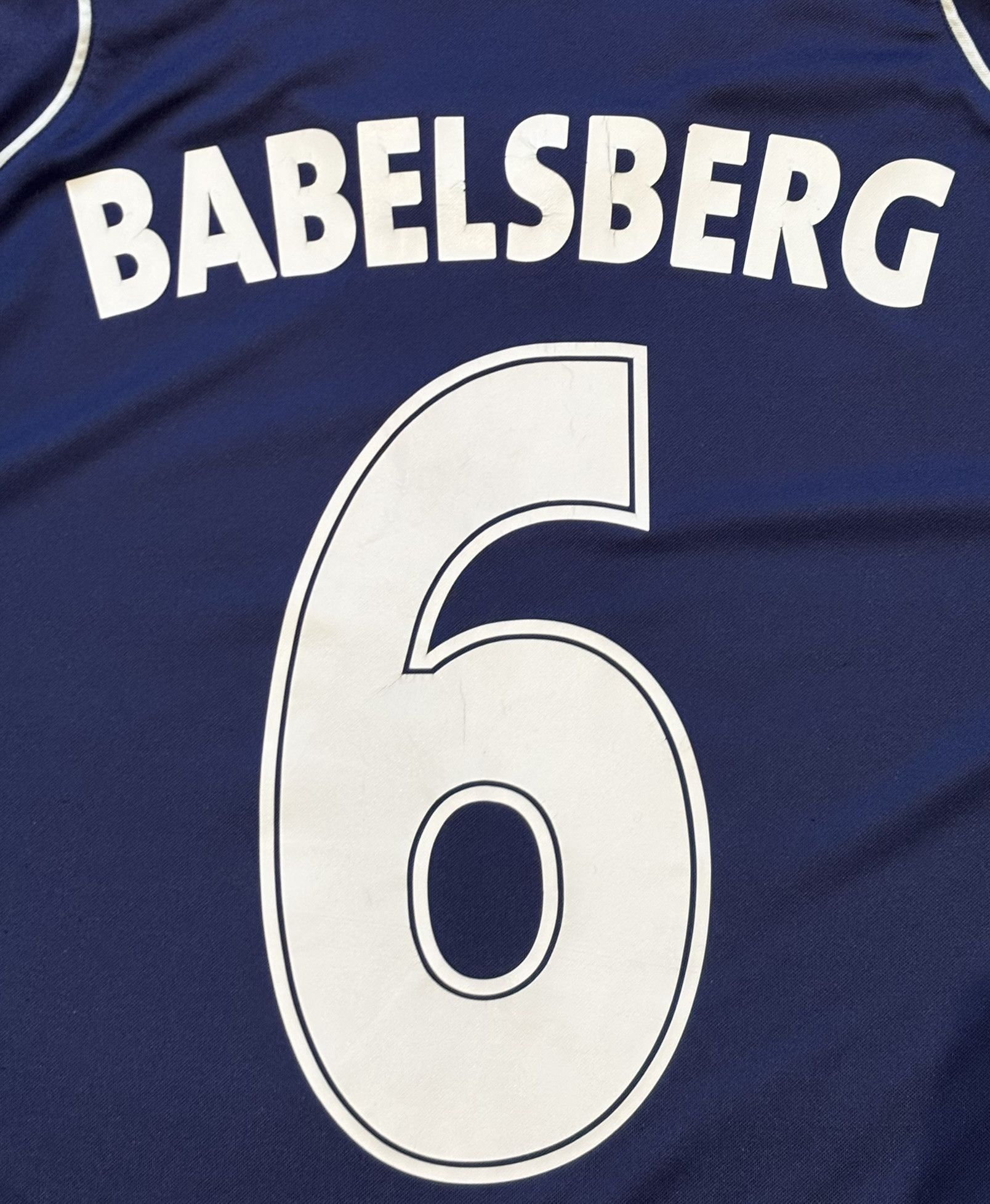 Adidas SV Babelsberg 03 2000s Adidas #6 Matchworn Football Jersey Size US XL / EU 56 / 4 - 14 Thumbnail