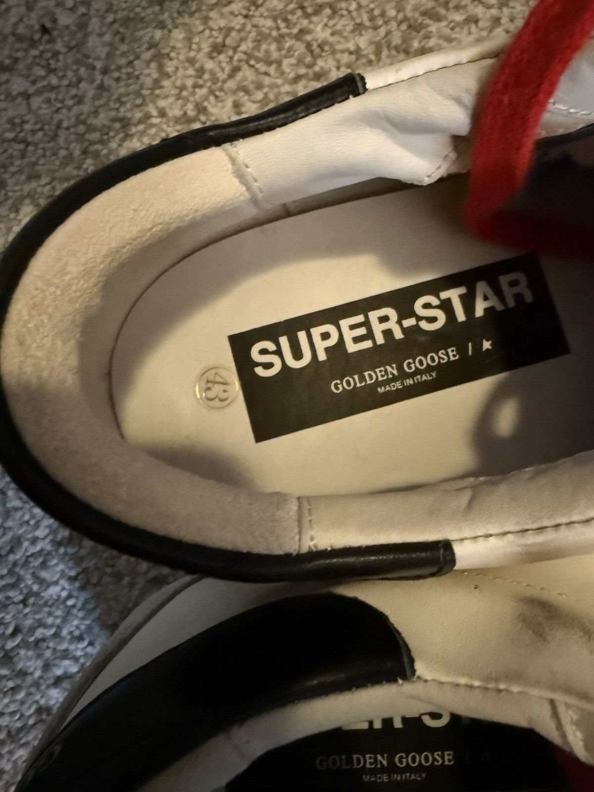 Golden Goose Golden Goose Superstar ‘white blue red’ Size US 10.5 / EU 43-44 - 5 Thumbnail
