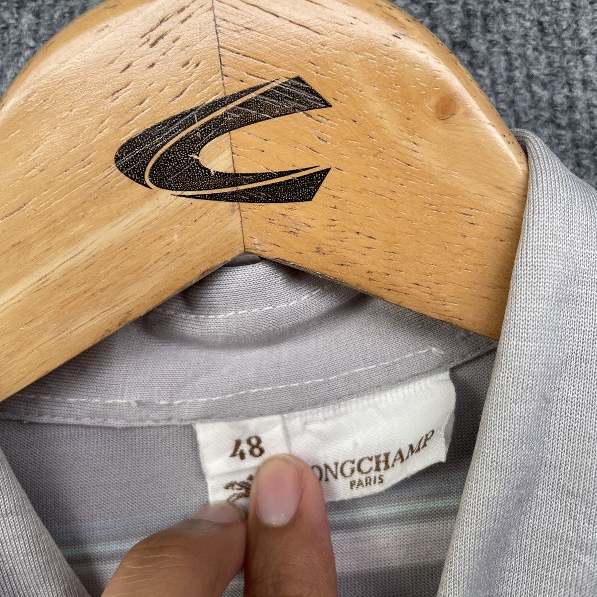 Designer × Longchamp Longchamp Paris Stripes Polo Shirt Made in Italy Size US M / EU 48-50 / 2 - 4 Thumbnail