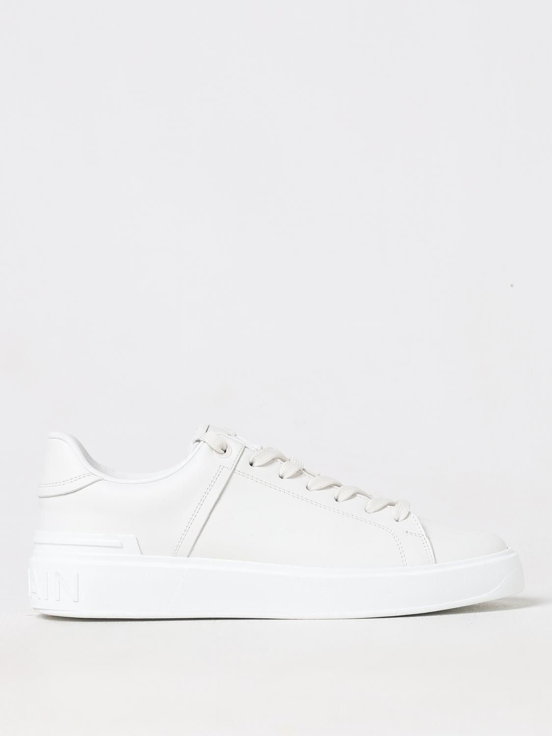 Balmain Balmain Sneakers Men White Size US 12 / EU 45 - 1 Thumbnail