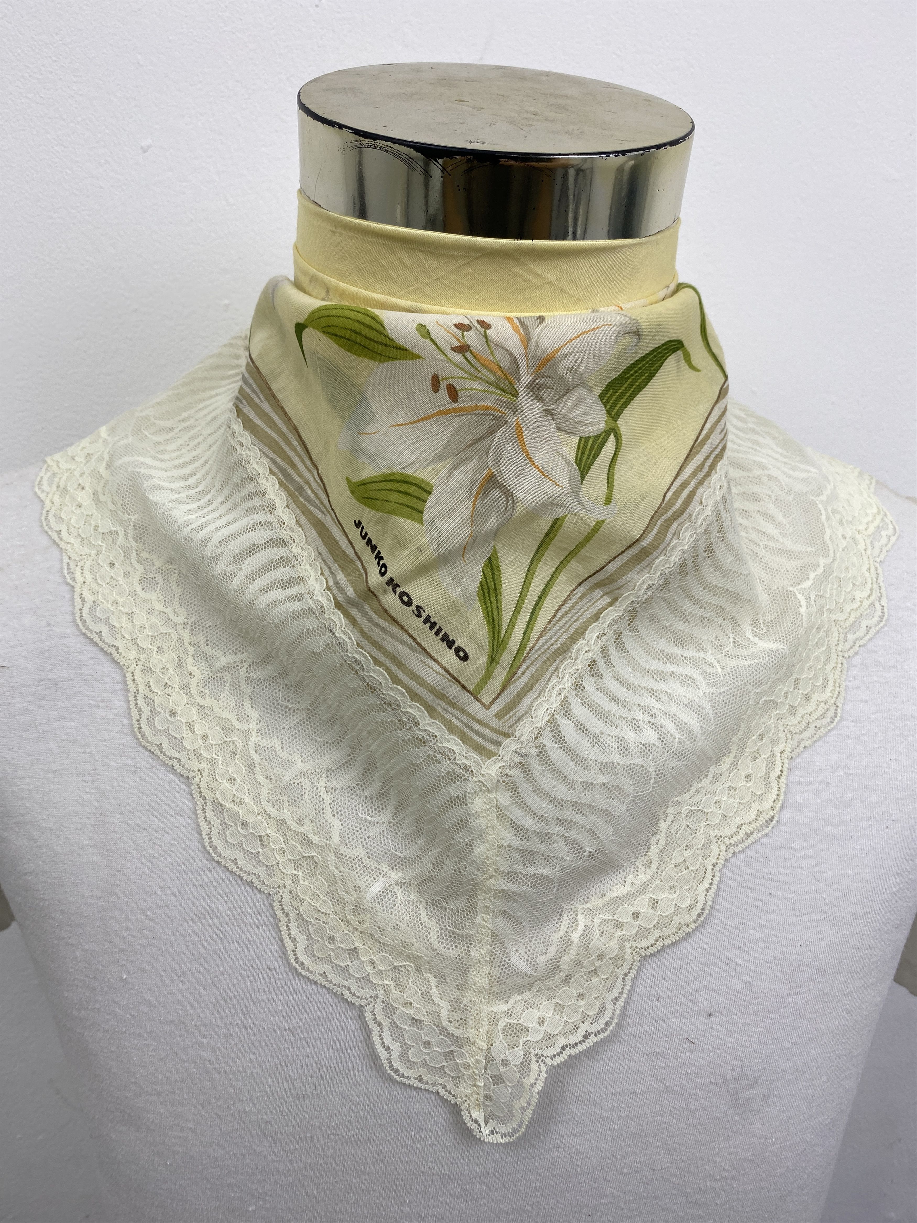 Japanese Brand Junko Koshino Handkerchief / Neckerchief HKC0644 Size ONE SIZE - 1 Thumbnail