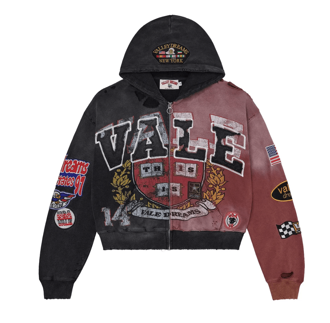 Other 🔥🔥Vale Forever Two Face Zip Up 'Red/Black' Size S Size US S / EU 44-46 / 1 - 1 Thumbnail