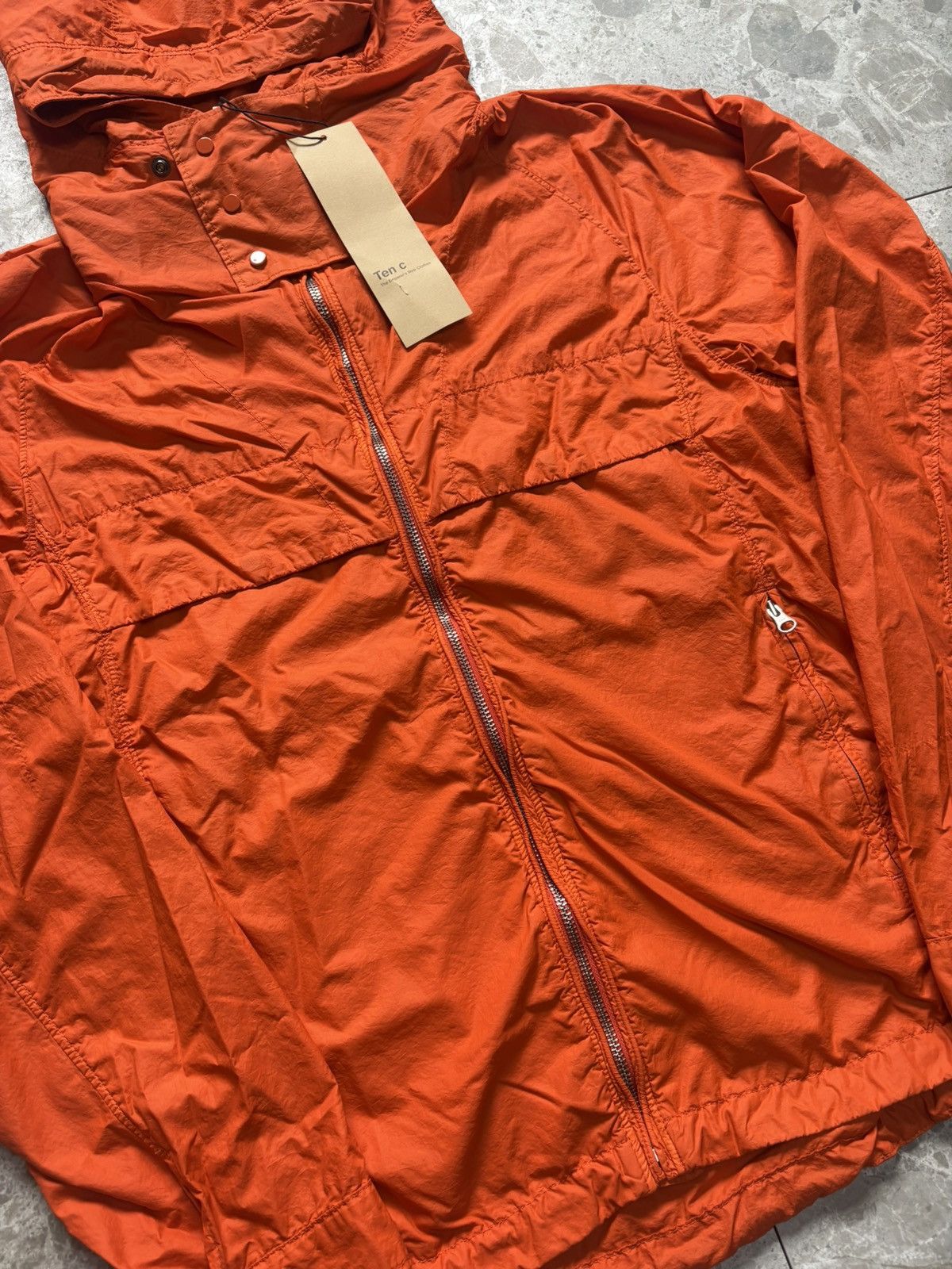Ten C Ten c Shell A/C Jacket – Orange – Size 46 Size US S / EU 44-46 / 1 - 2 Thumbnail