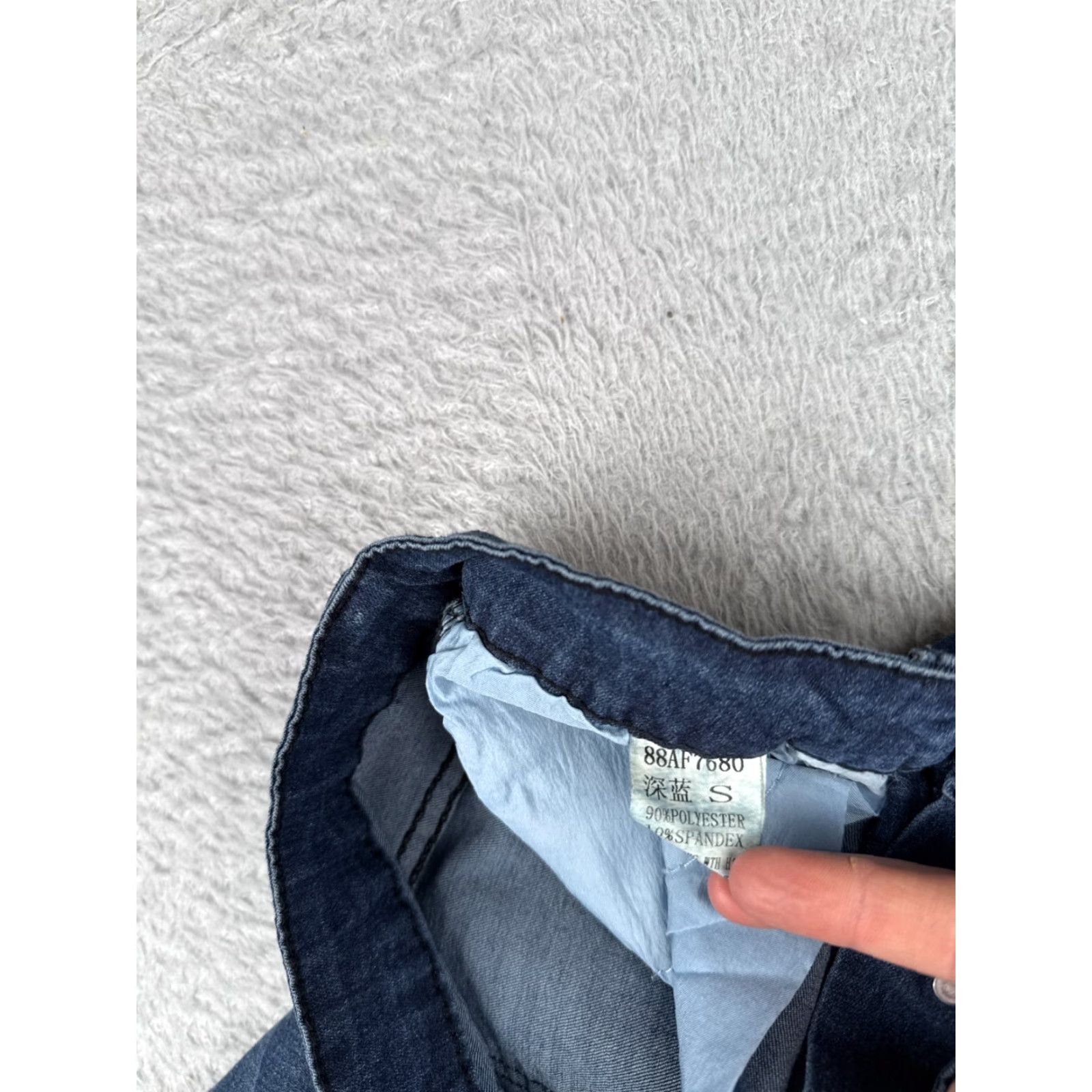 Vintage Jeans Womens 27 Blue Denim Flared Button Flu Mid Rise Cotton Blend 27x31 Size 27" / US 4 / IT 40 - 6 Thumbnail