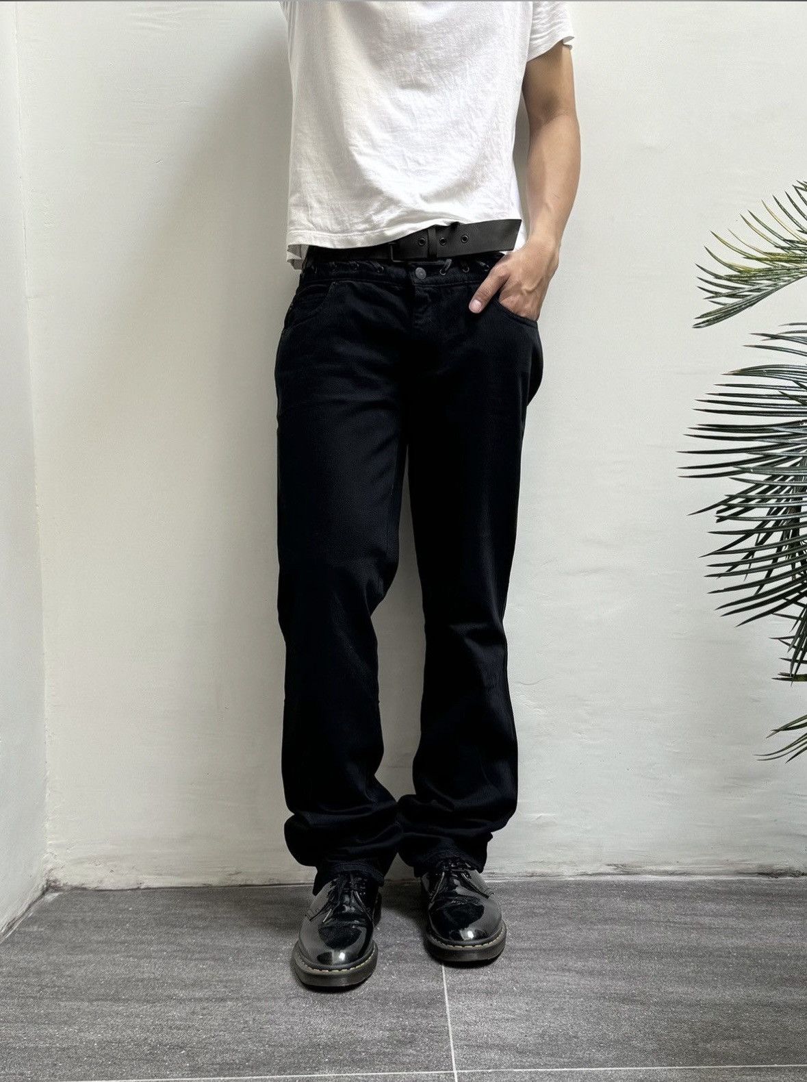 Alexander McQueen 2000’s Belted denim Size US 30 / EU 46 - 1 Thumbnail
